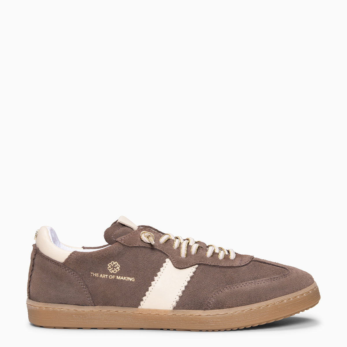 STÜDIO 01 -  Taupe Suede sneakers 
