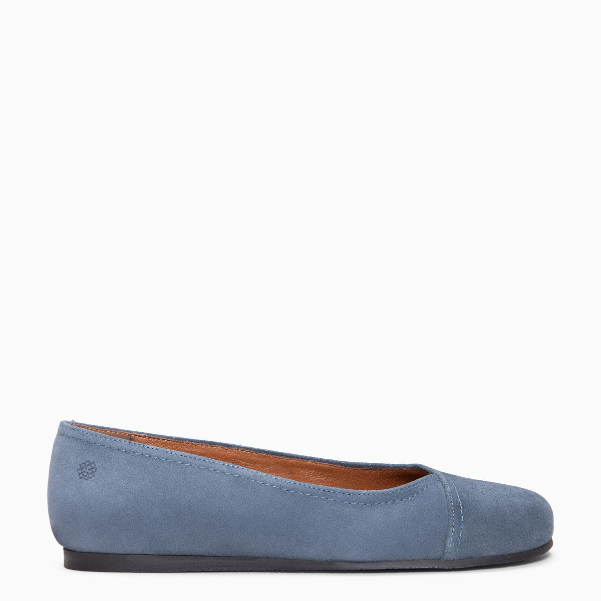 PLUMA - Bailarina baresoft de serraje JEANS