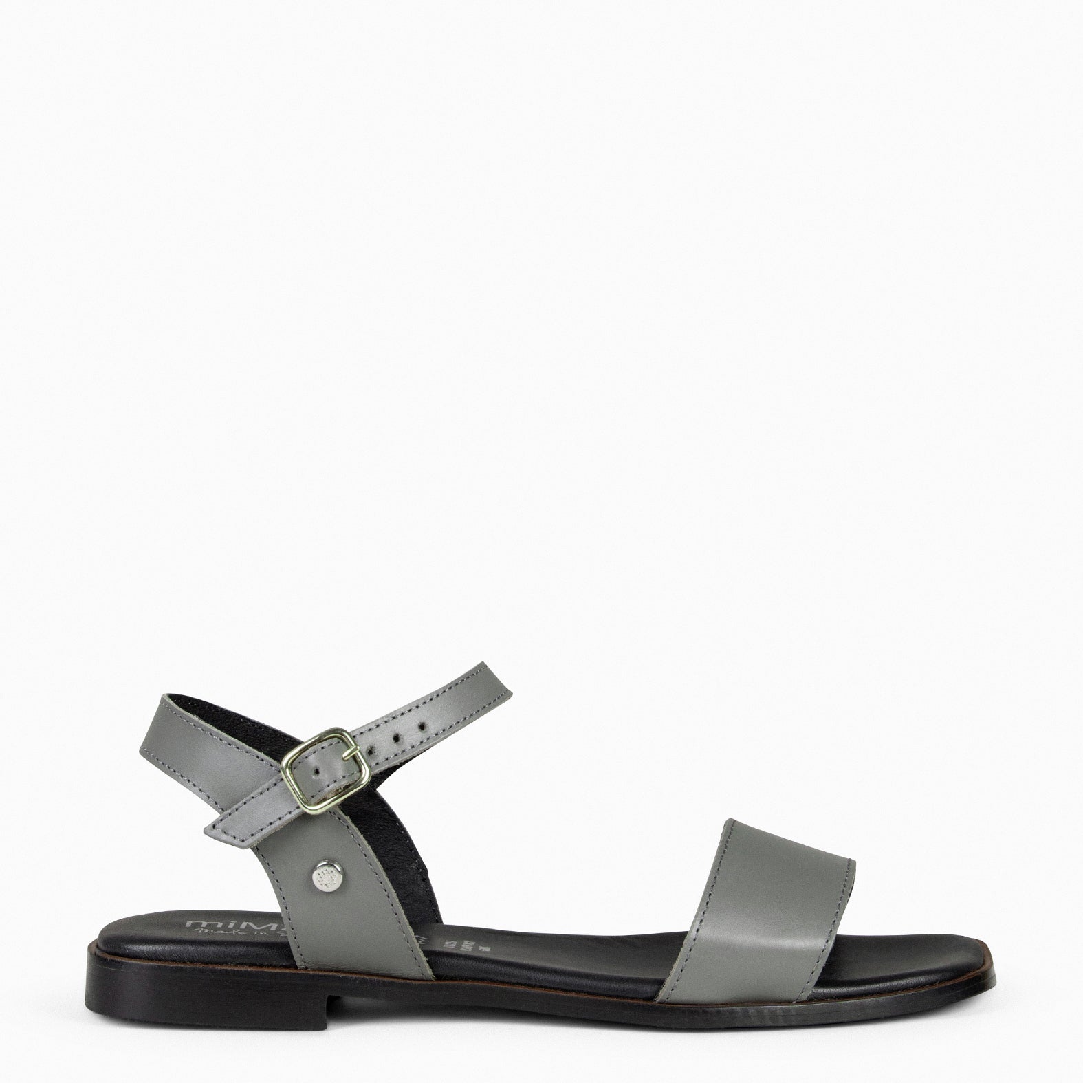 SANTORINI - SILVER Flat Sandals