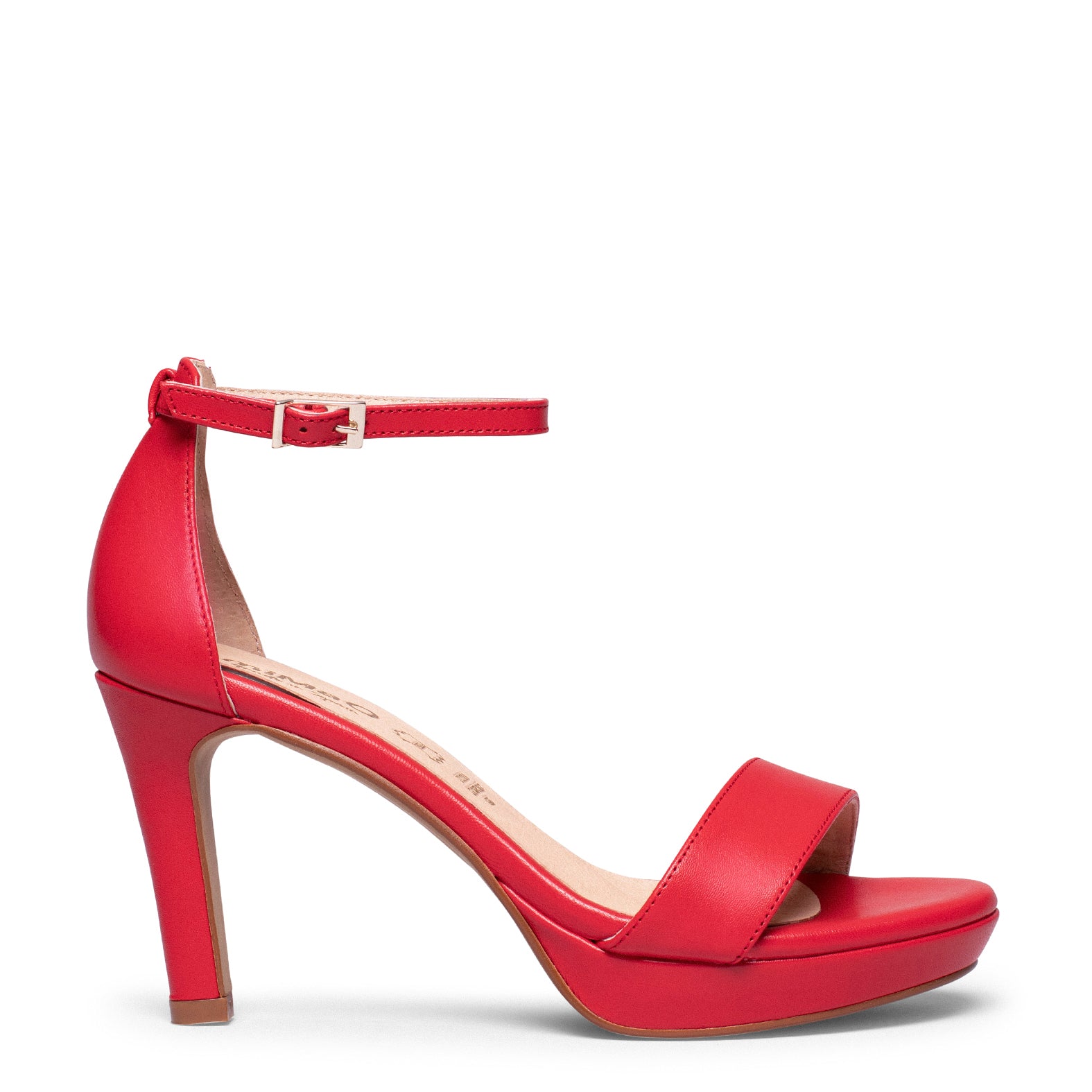 PARTY – RED high-heeled platform sandals