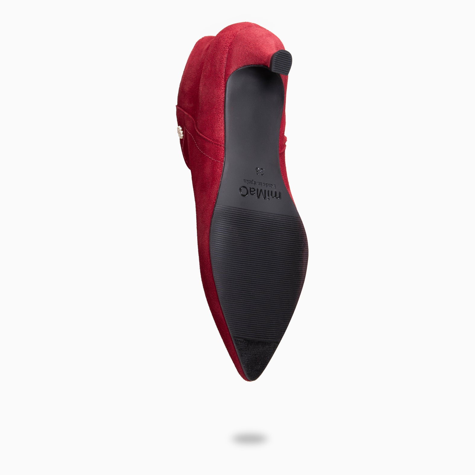 LORD – RED Low heel booties 