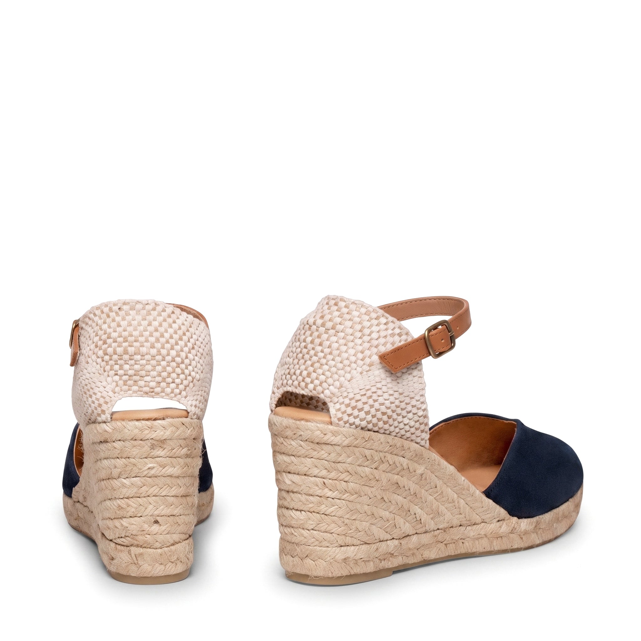 NERJA - NAVY WEDGE ESPADRILLE