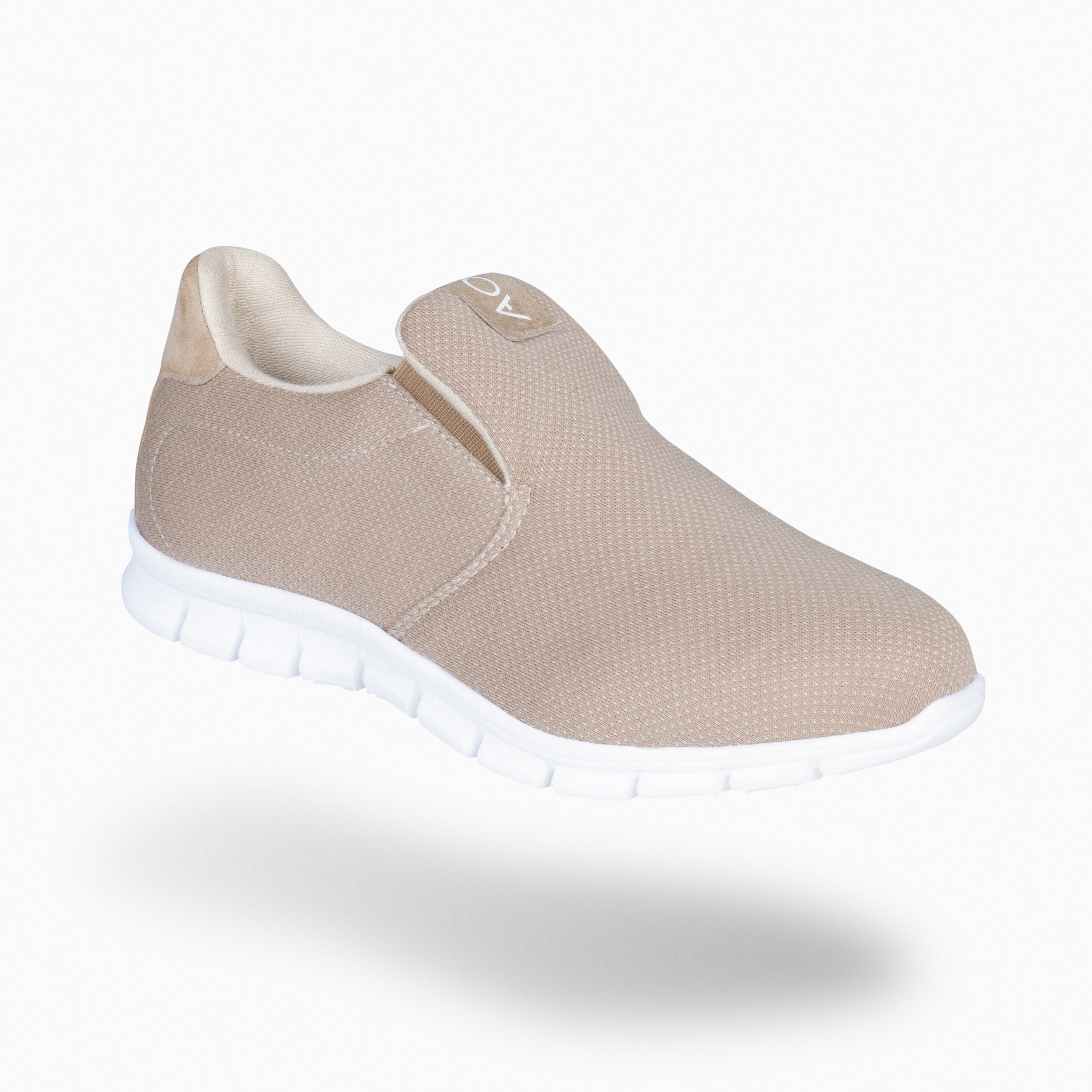 AIR – Baskets sans lacets pour femme TAUPE