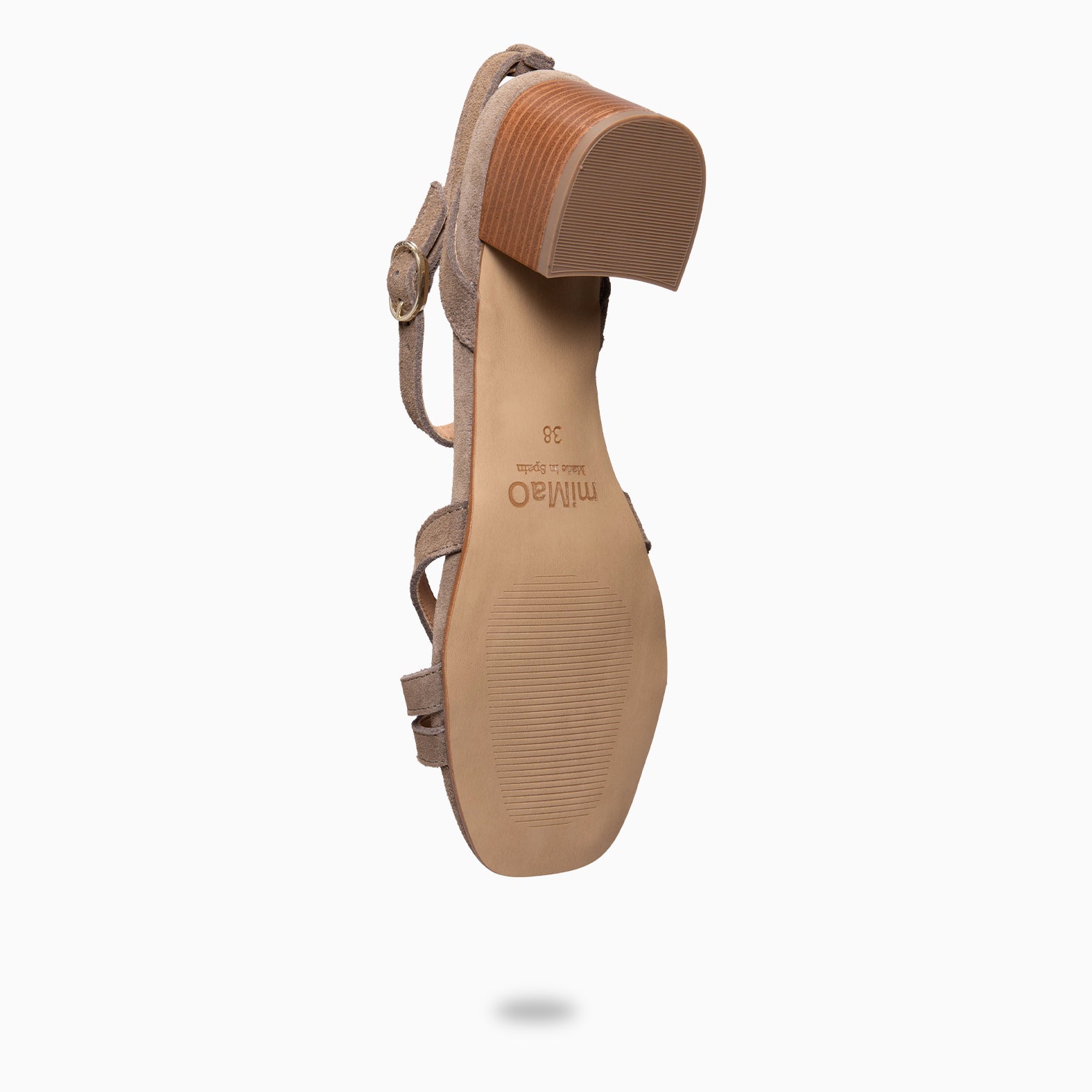 INDA - Sandalia de tacón TAUPE