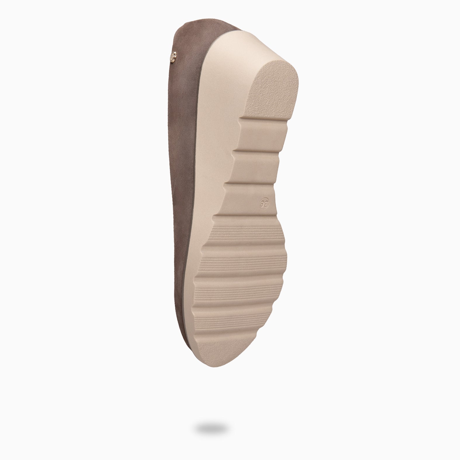 IRIS - Bailarina con cuña TAUPE