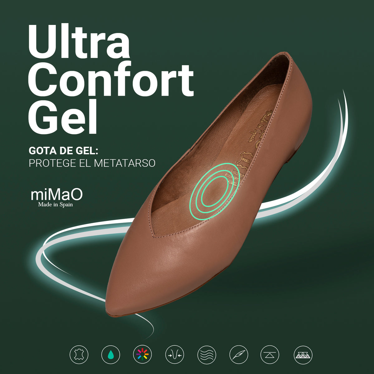 URBAN CUÑA - Zapatos TAUPE con cuña interna
