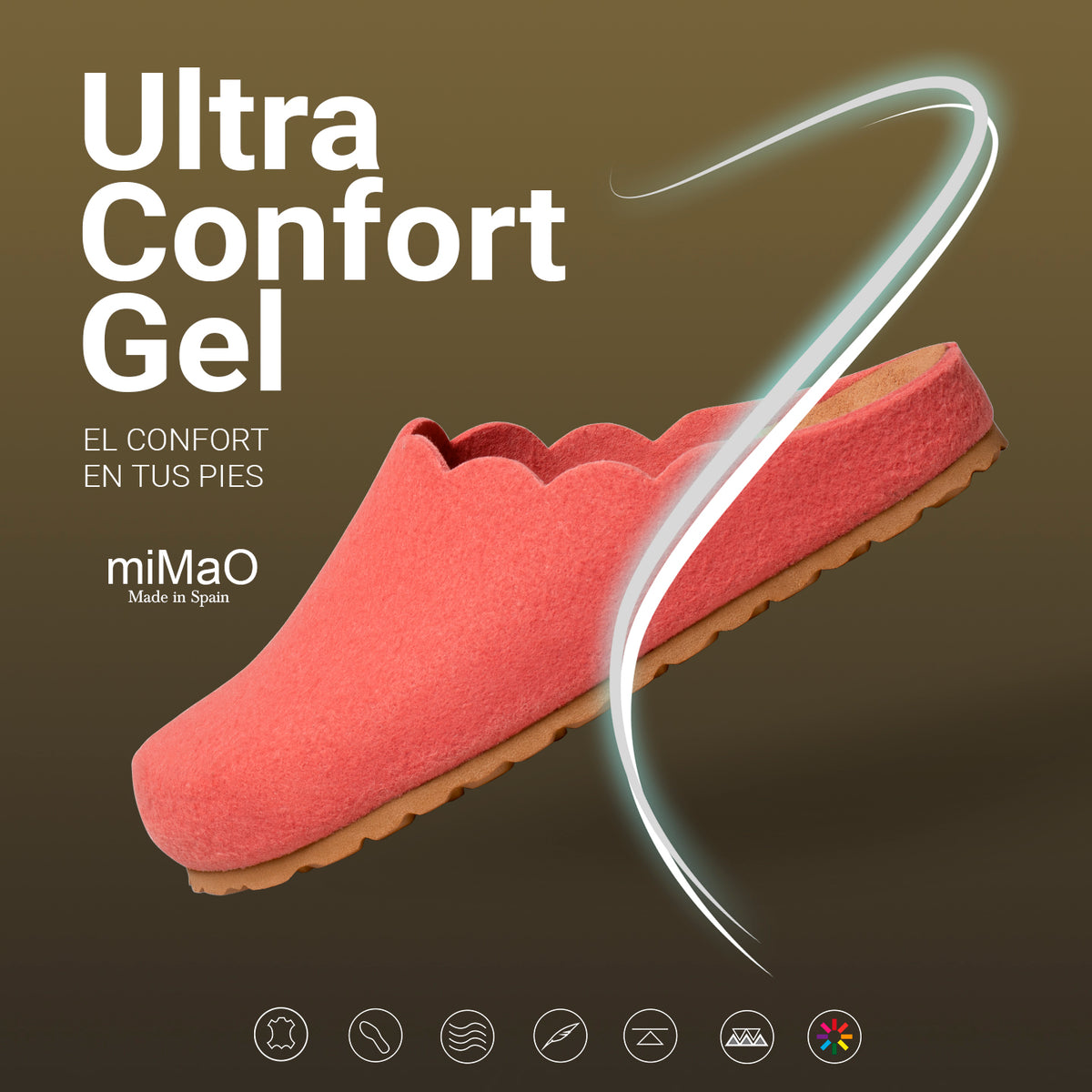 SWEET HOME - Zapatillas de estar por casa de mujer CORAL