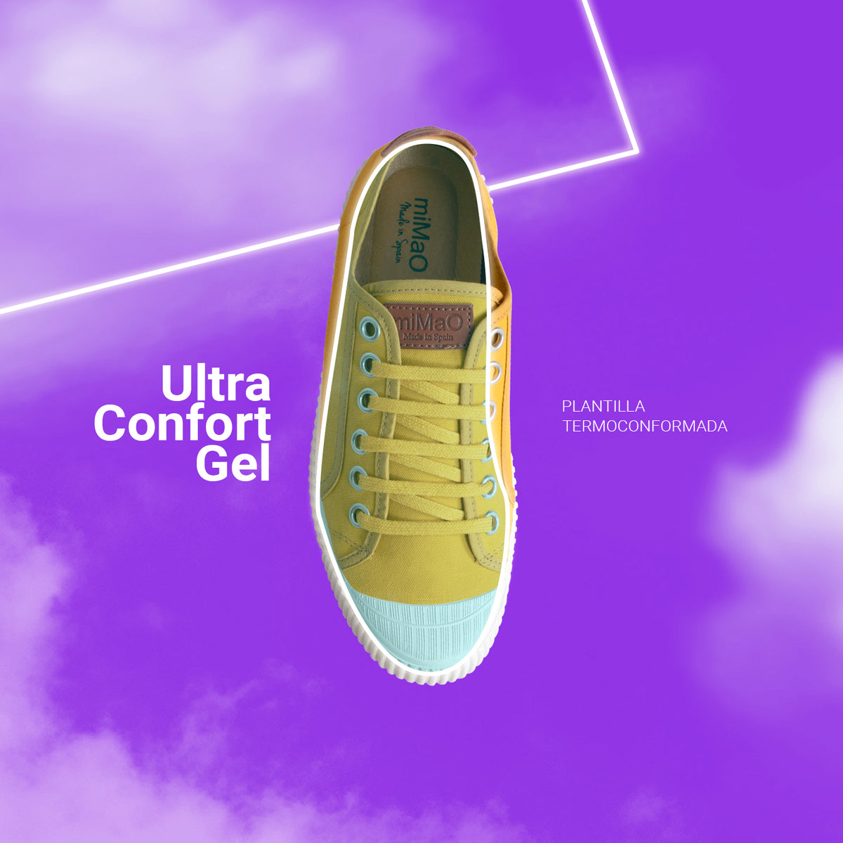 BAMBA Zapatillas de lona MARRONES para mujer