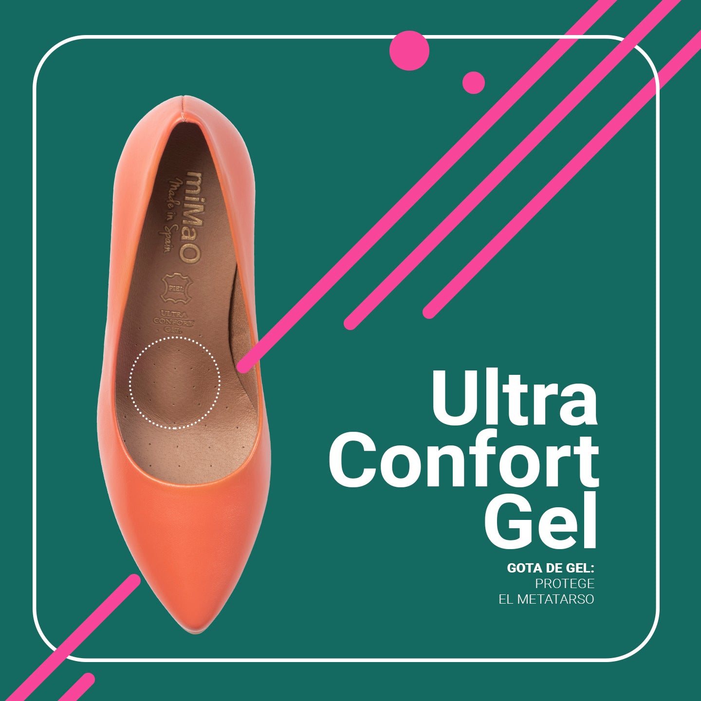 URBAN S SALON – BROWN nappa leather mid heels