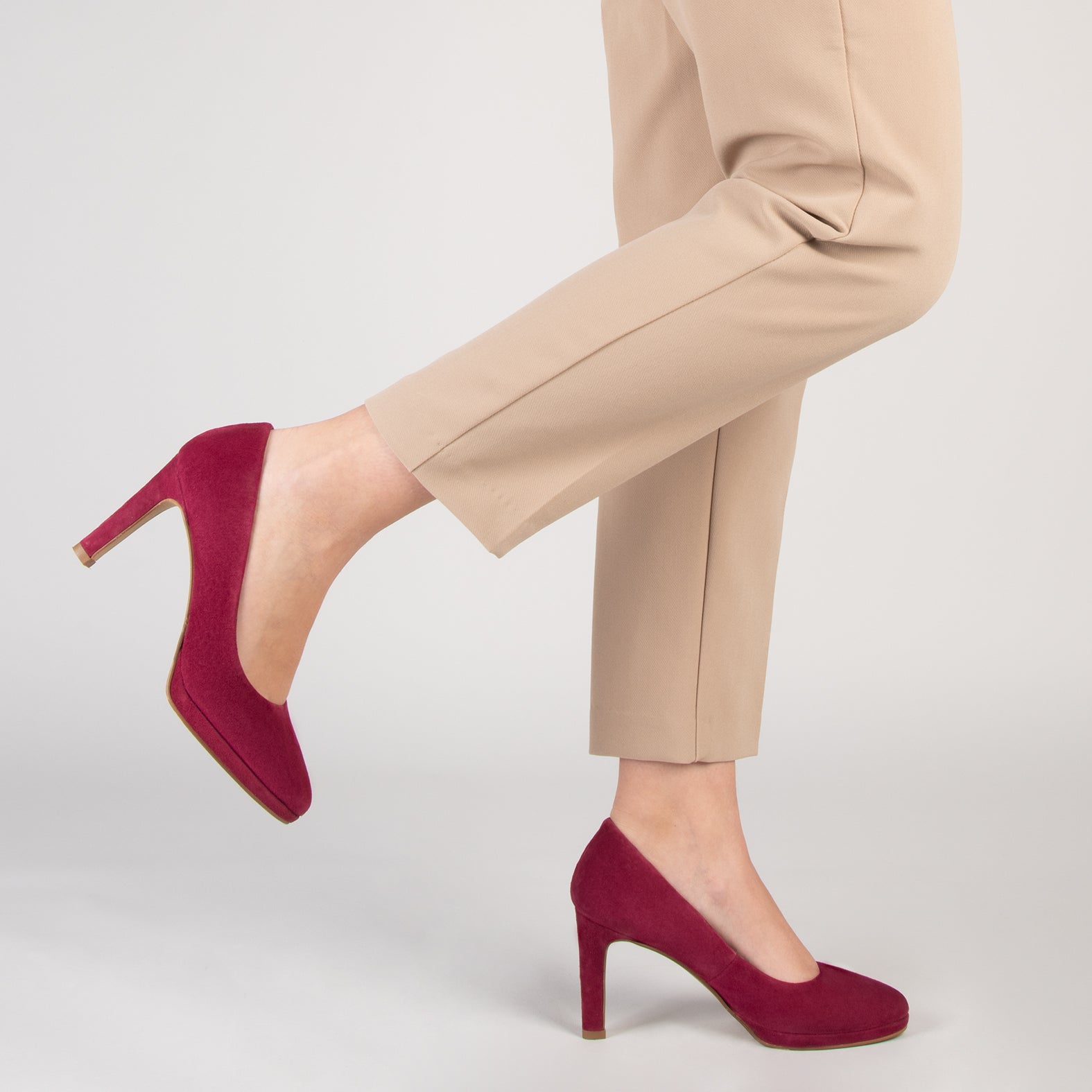 PLATAFORMA - Zapatos de tacón alto y plataforma GRANATE - miMaO ®