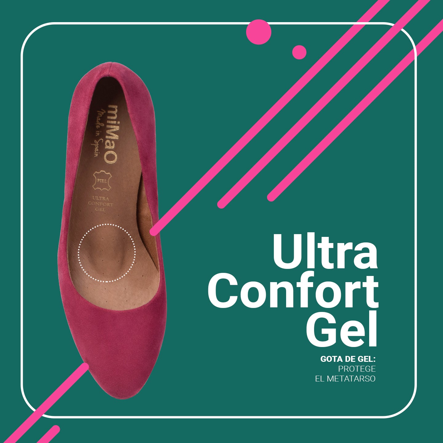 PLATAFORMA - Zapatos de tacón alto y plataforma GRANATE - miMaO ®