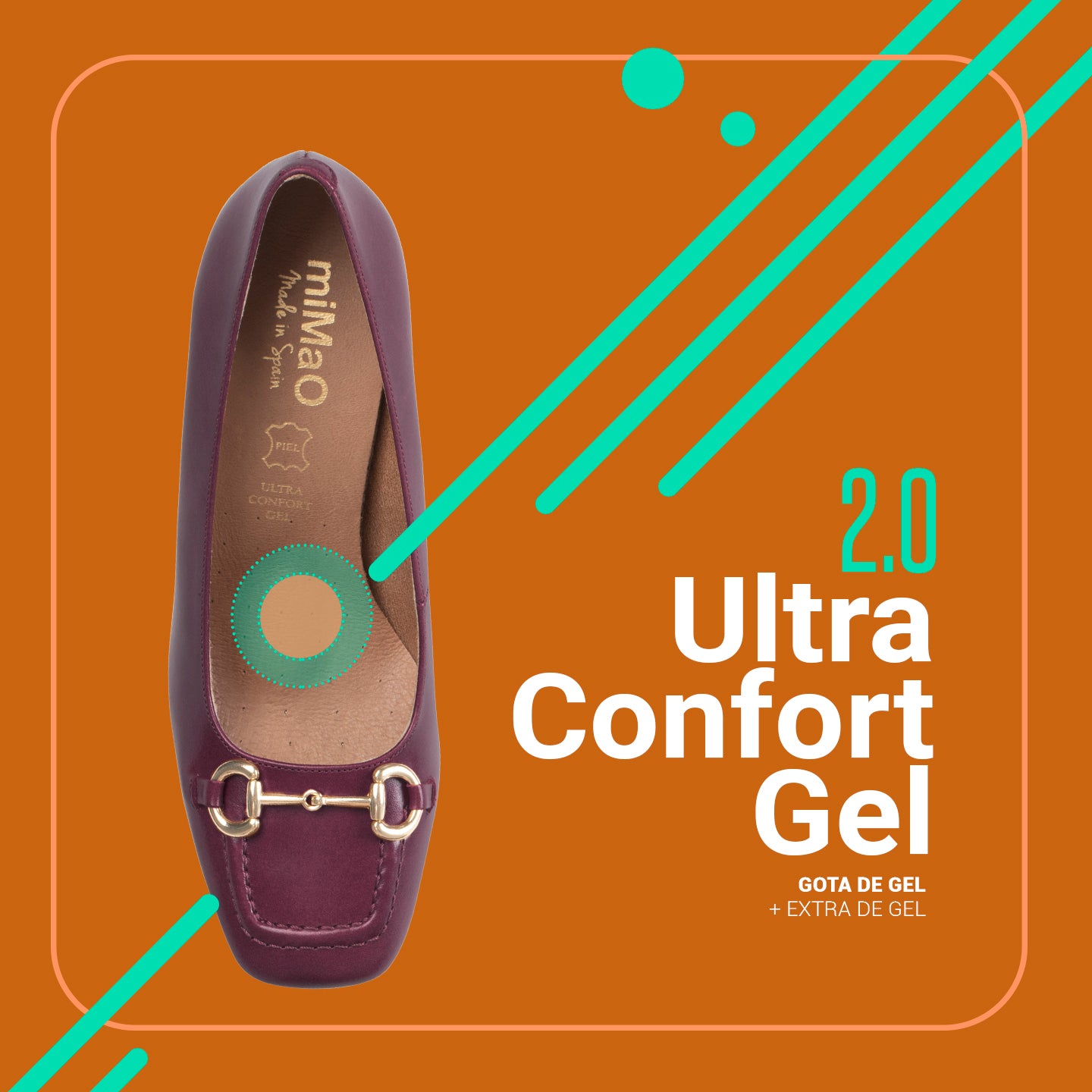 MÍA – Zapatos con tacón bloque VERDE OSCURO - miMaO ®