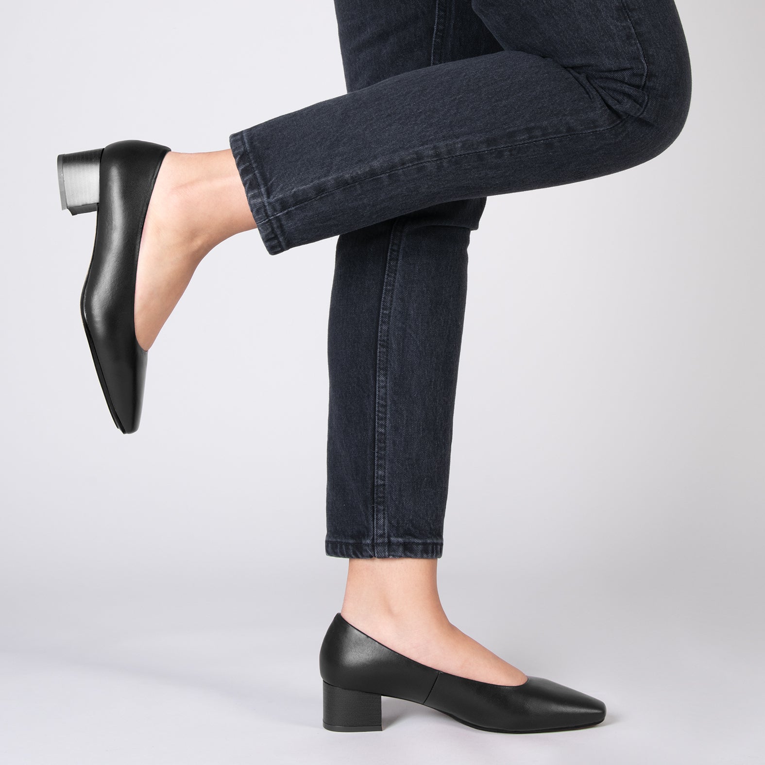 URBAN LADY - Zapatos de tacón bajo de napa NEGRO - miMaO ®