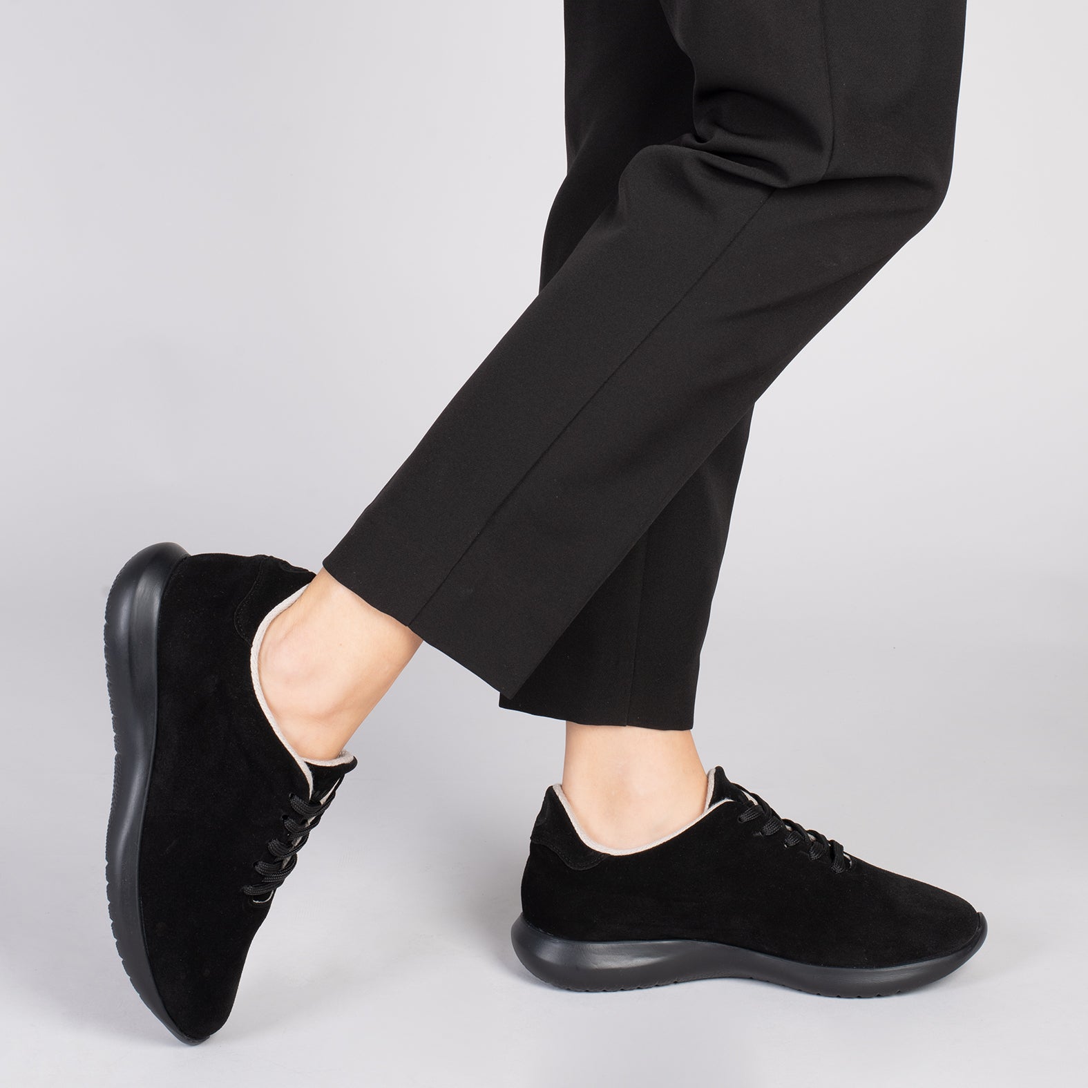 WALK – Zapatillas cómodas de mujer NEGRO/NEGRO
