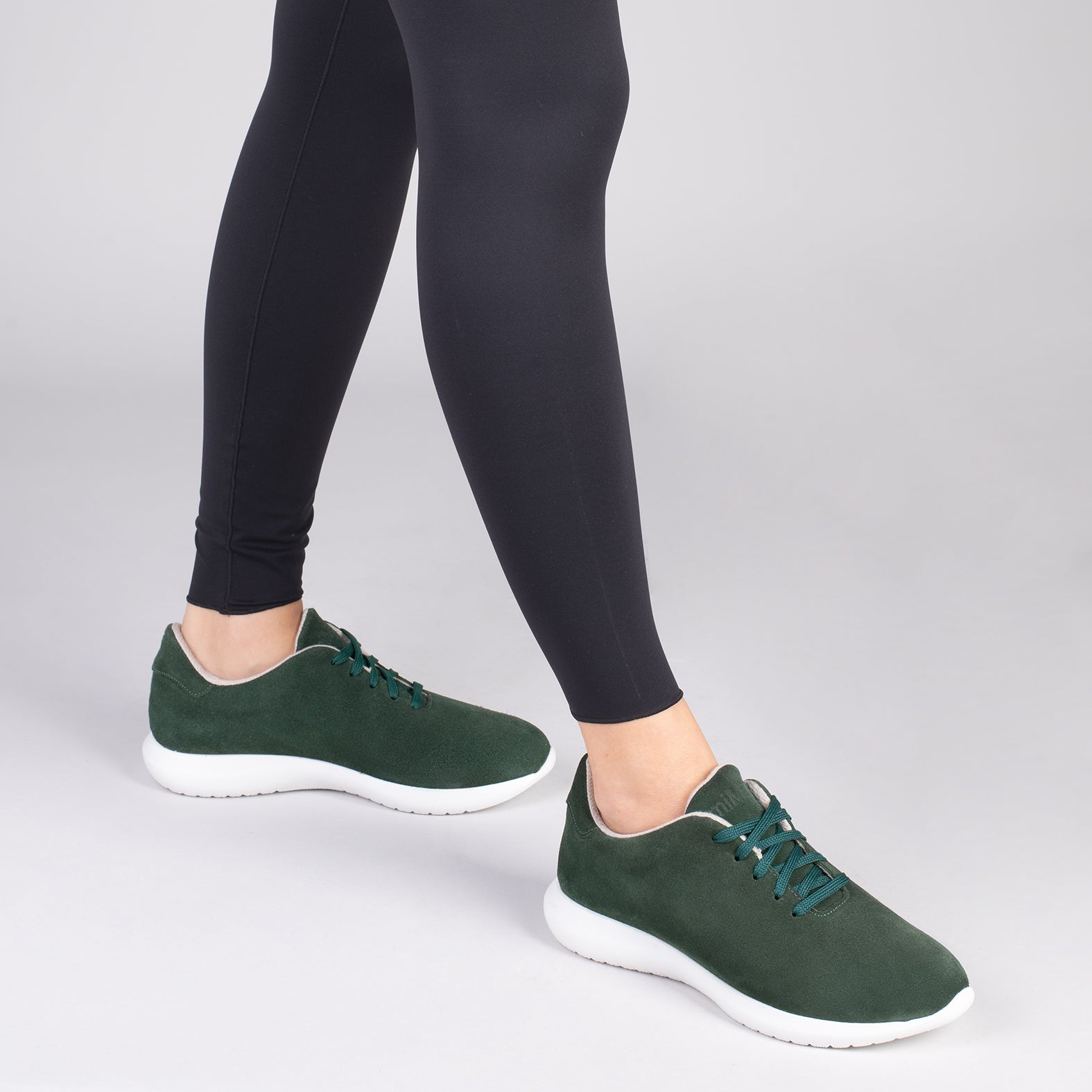 WALK – Zapatillas cómodas de mujer VERDE BOTELLA