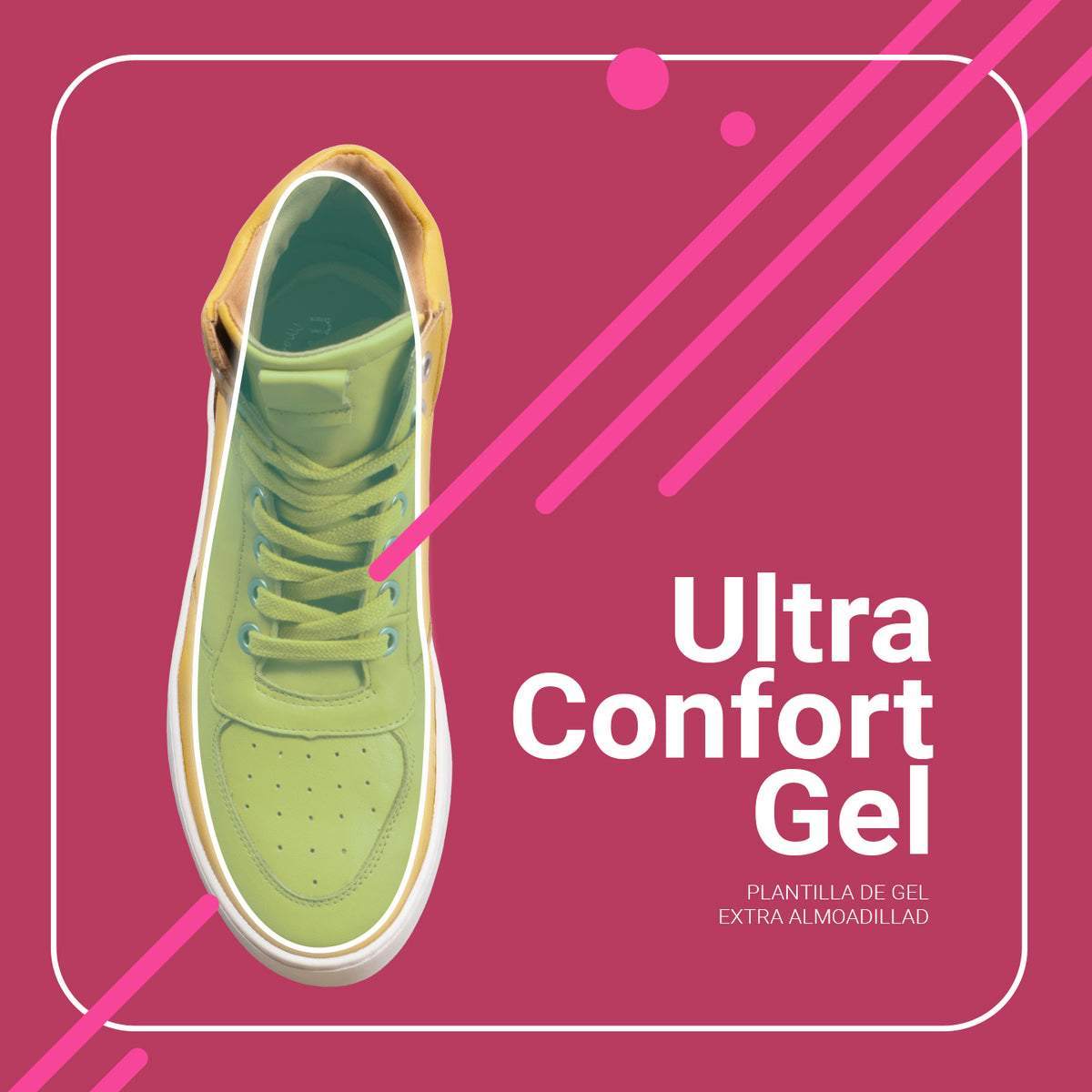 BASKET - Zapatillas altas de mujer NUDE