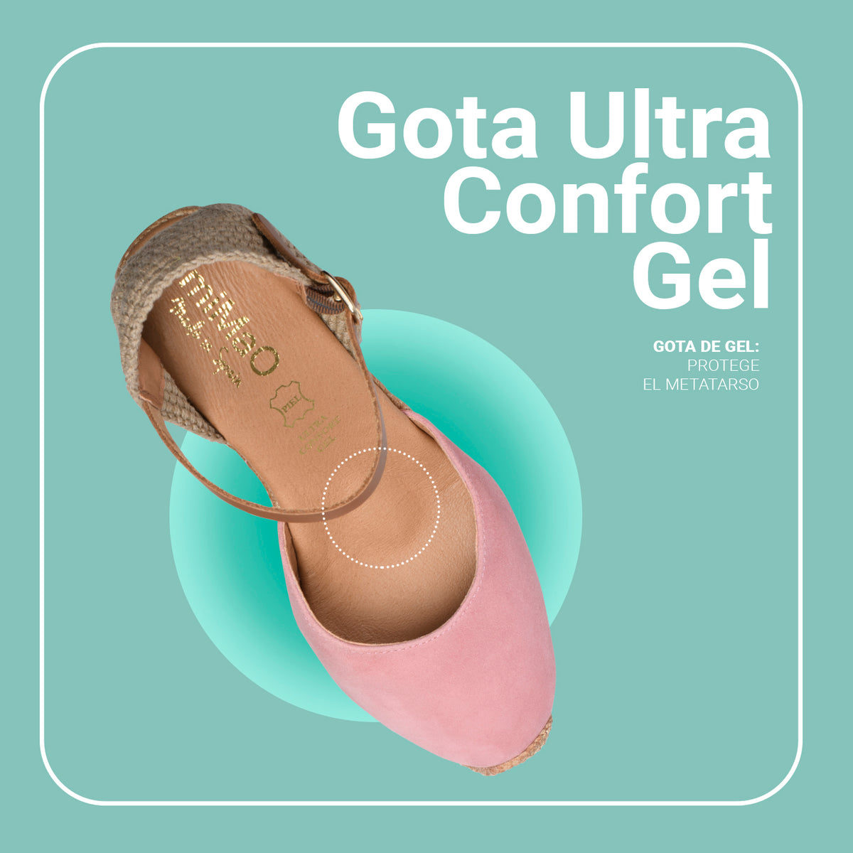 ALTEA - NUDE mid-wedge espadrille