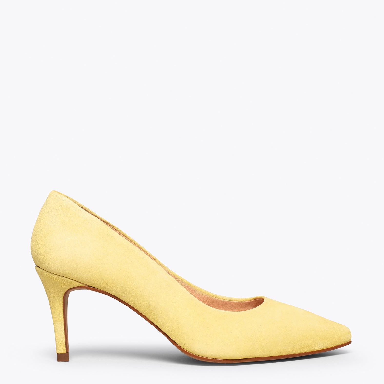 Yellow suede court on sale shoes