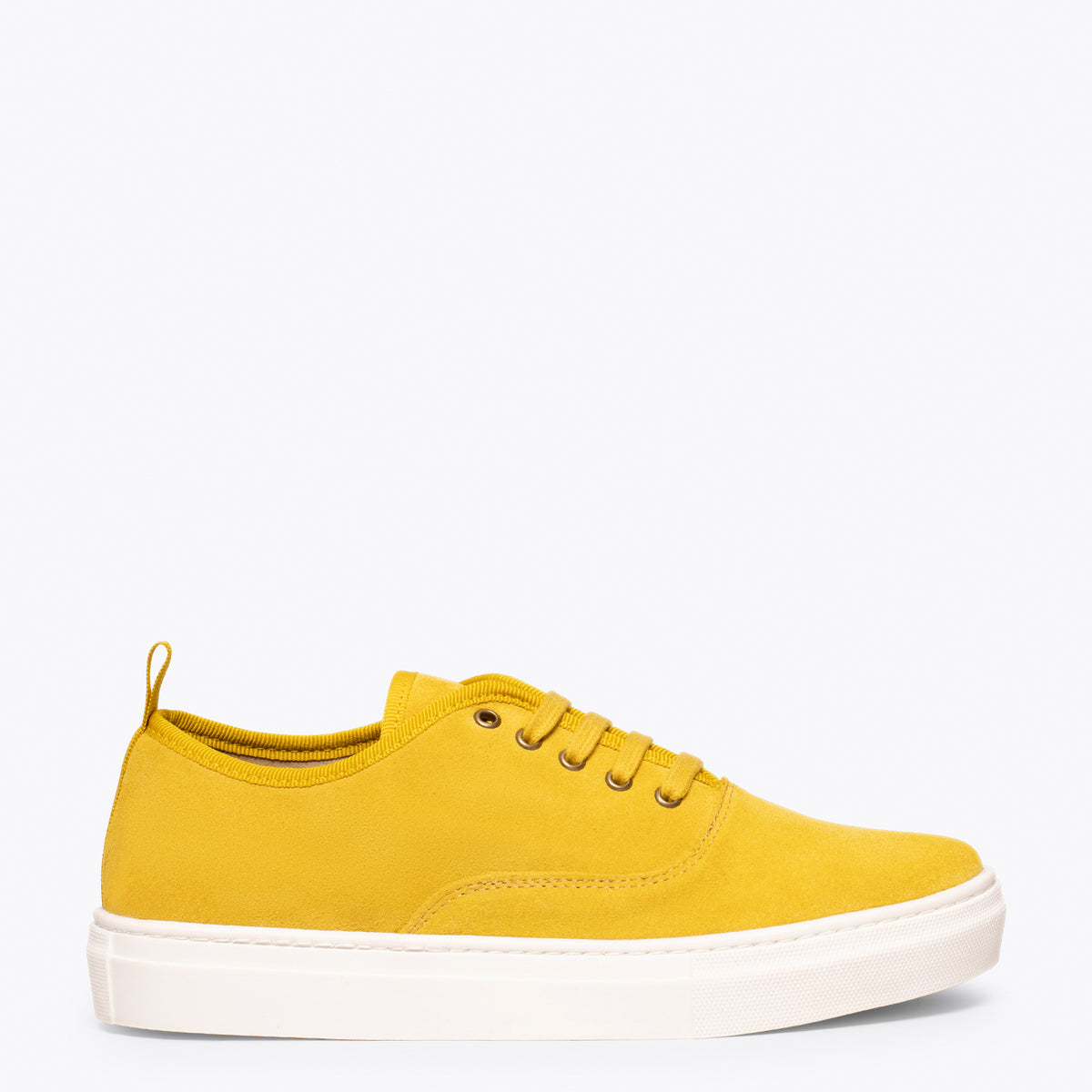 Chaussures pour femme avec plateforme JAUNE Sneaker cuir miMaO ®