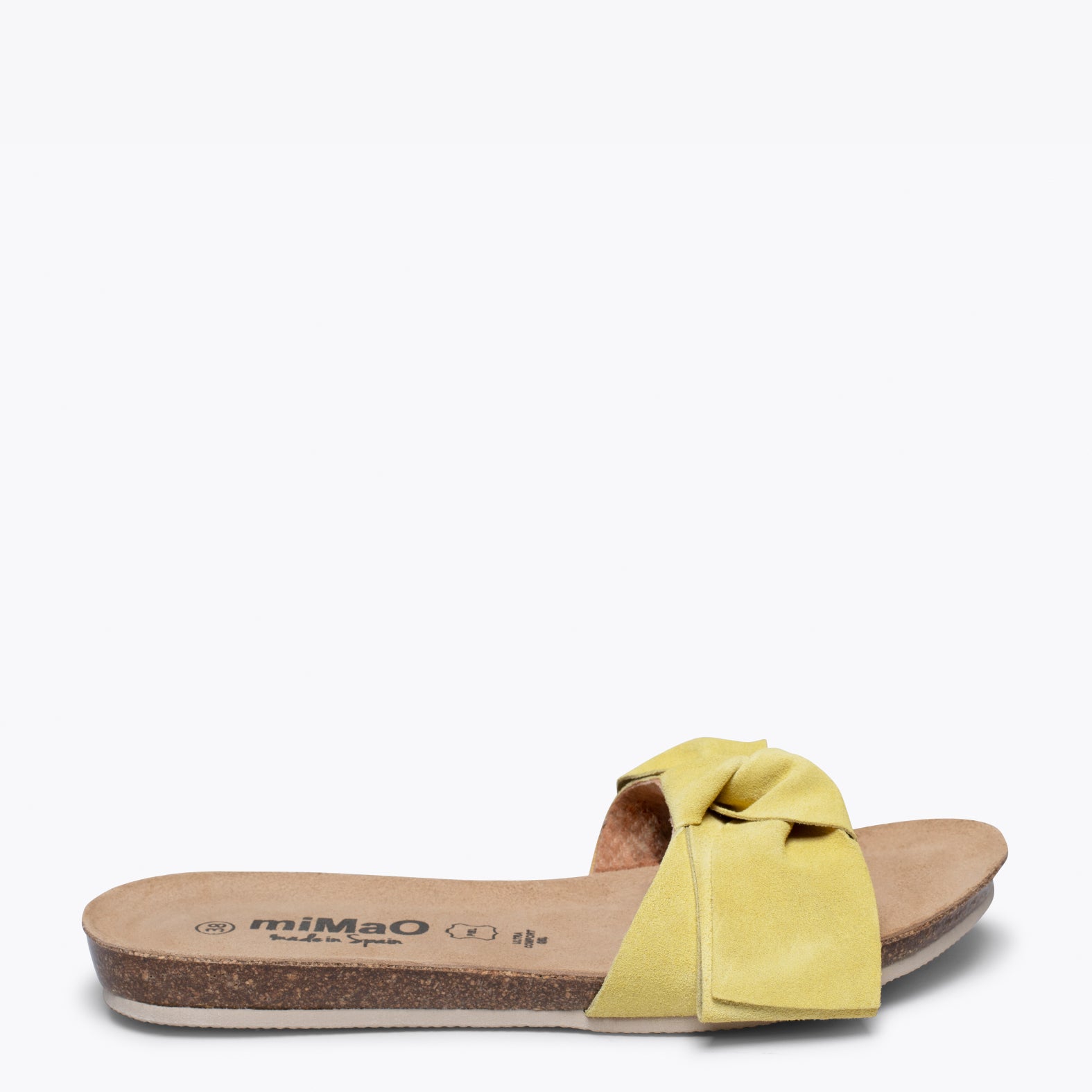 COOL – YELLOW BIO SLIPPER WITH BOW DETAIL
