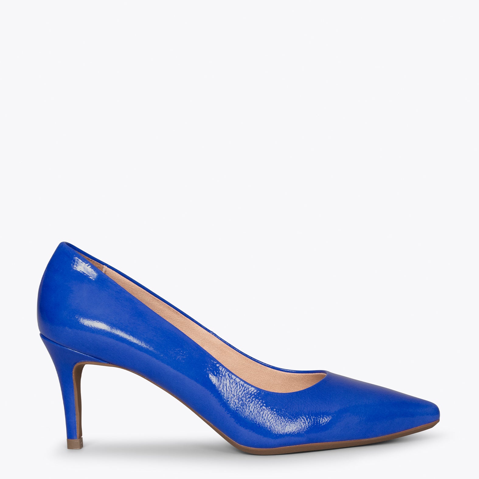 STILETTO PATENT – ELECTRIC BLUE patent leather stiletto heel