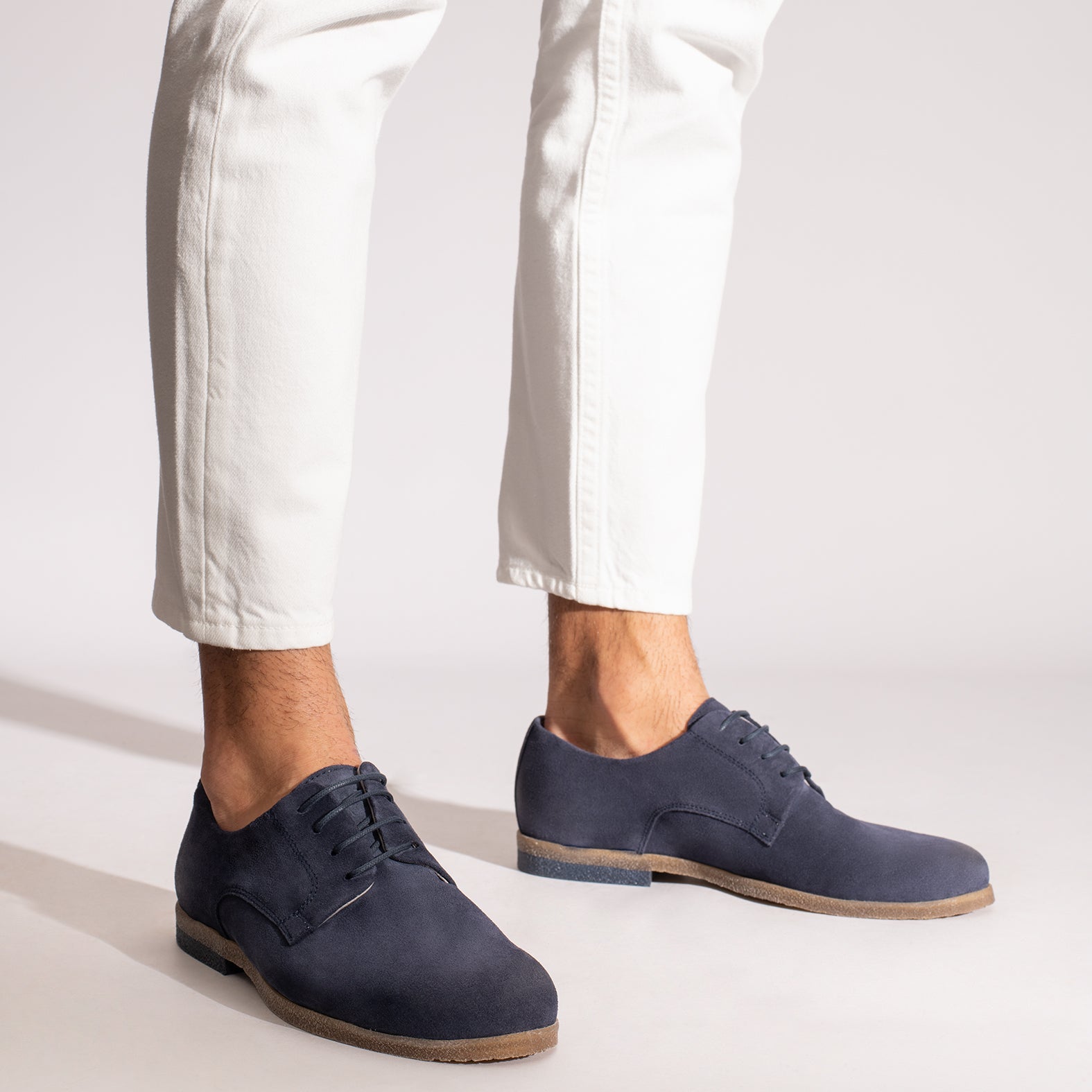 BLUCHER de Hombre Zapatos para hombre de cordones AZUL miMaO