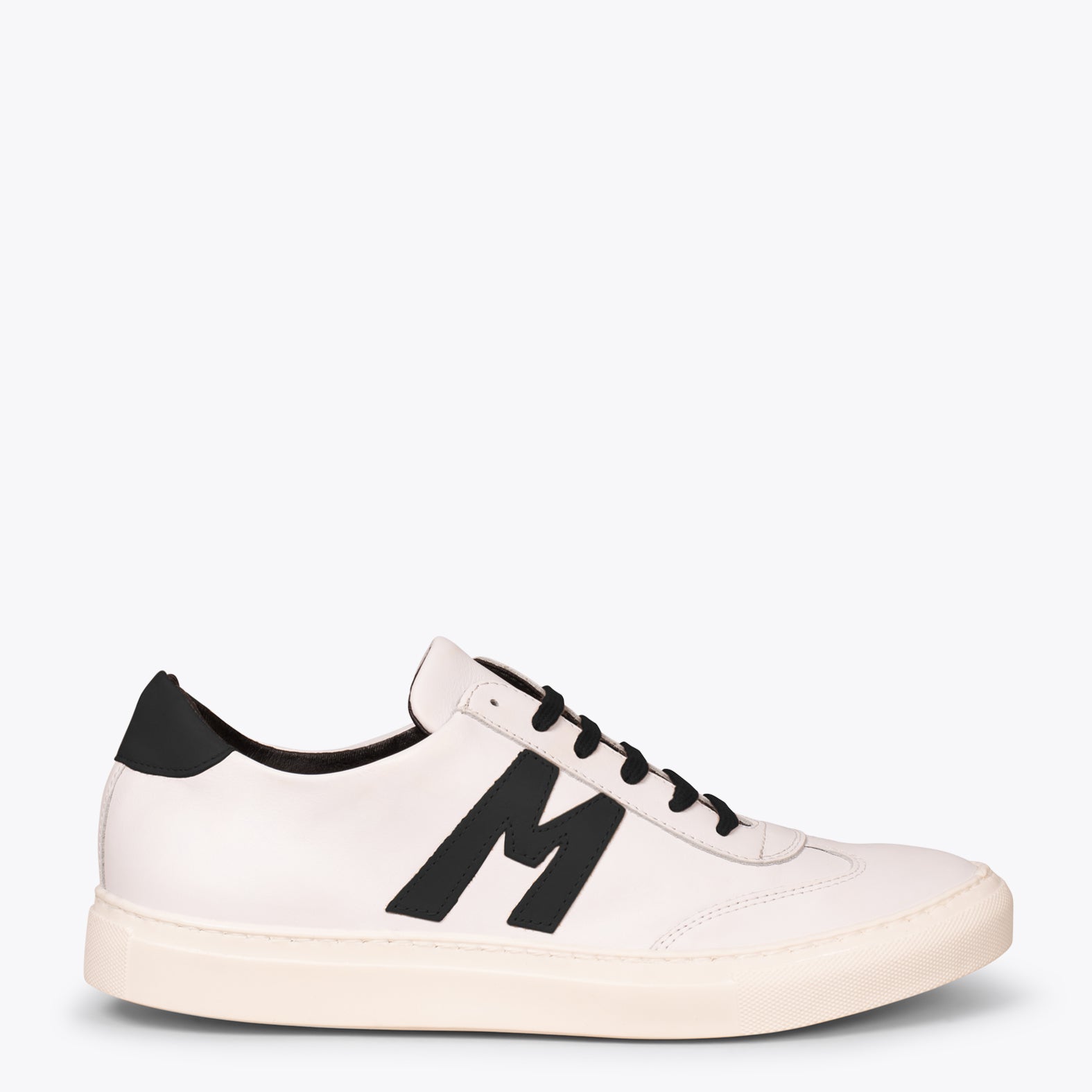 MONACO – WHITE & BLACK casual sneaker for men