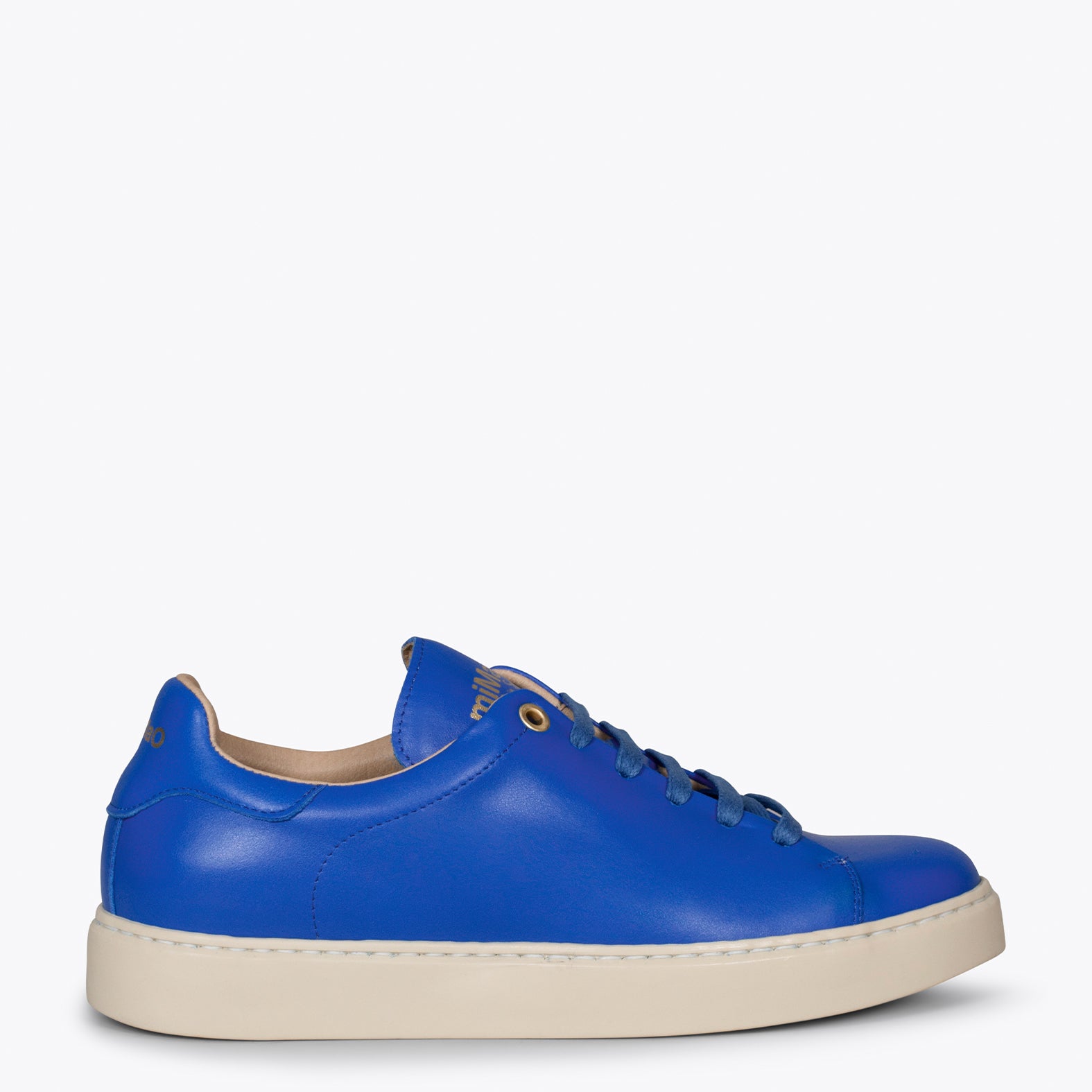 SKATE – ELECTRIC BLUE casual leather sneaker