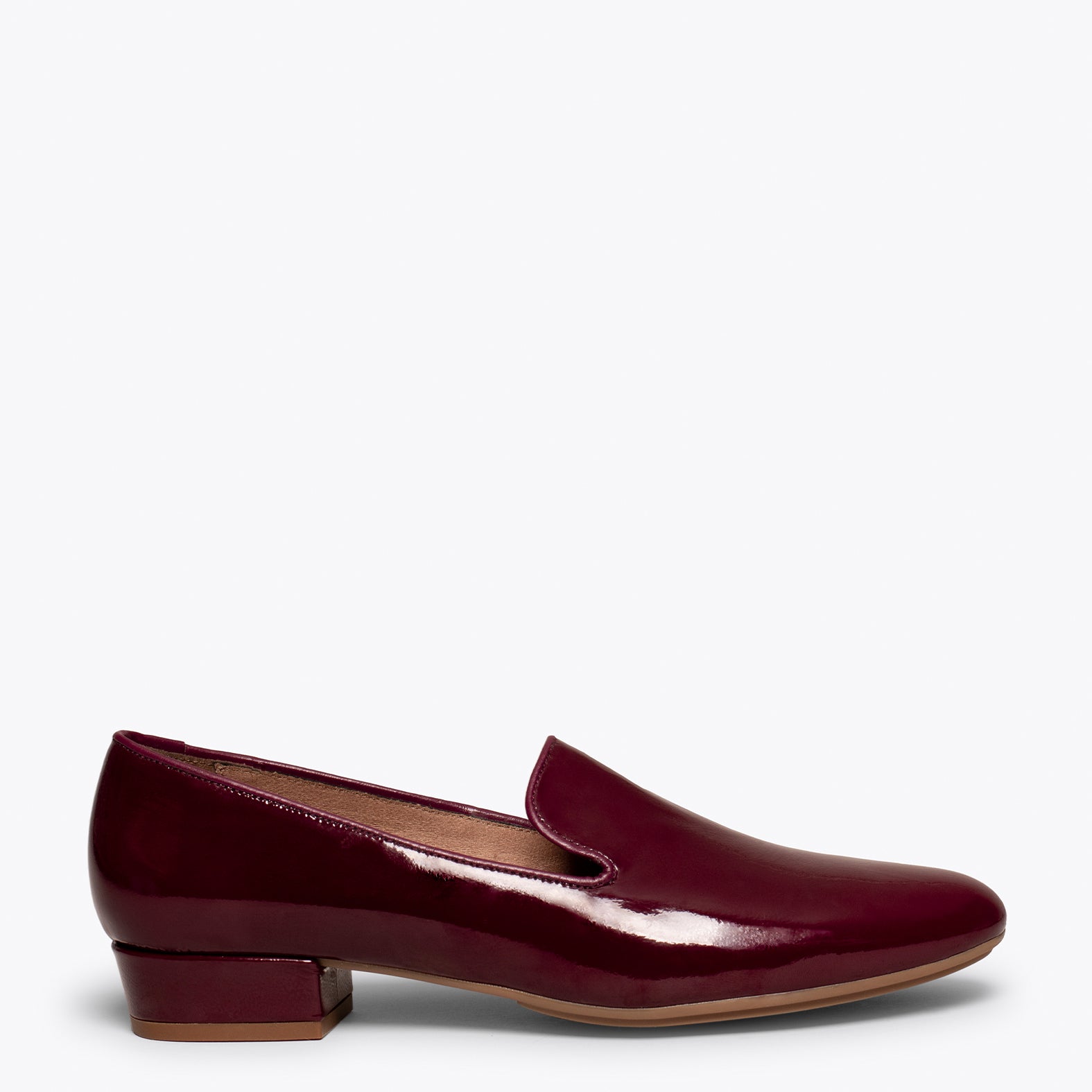 OPERA Loafer de mujer Burdeos de charol - miMaO ®