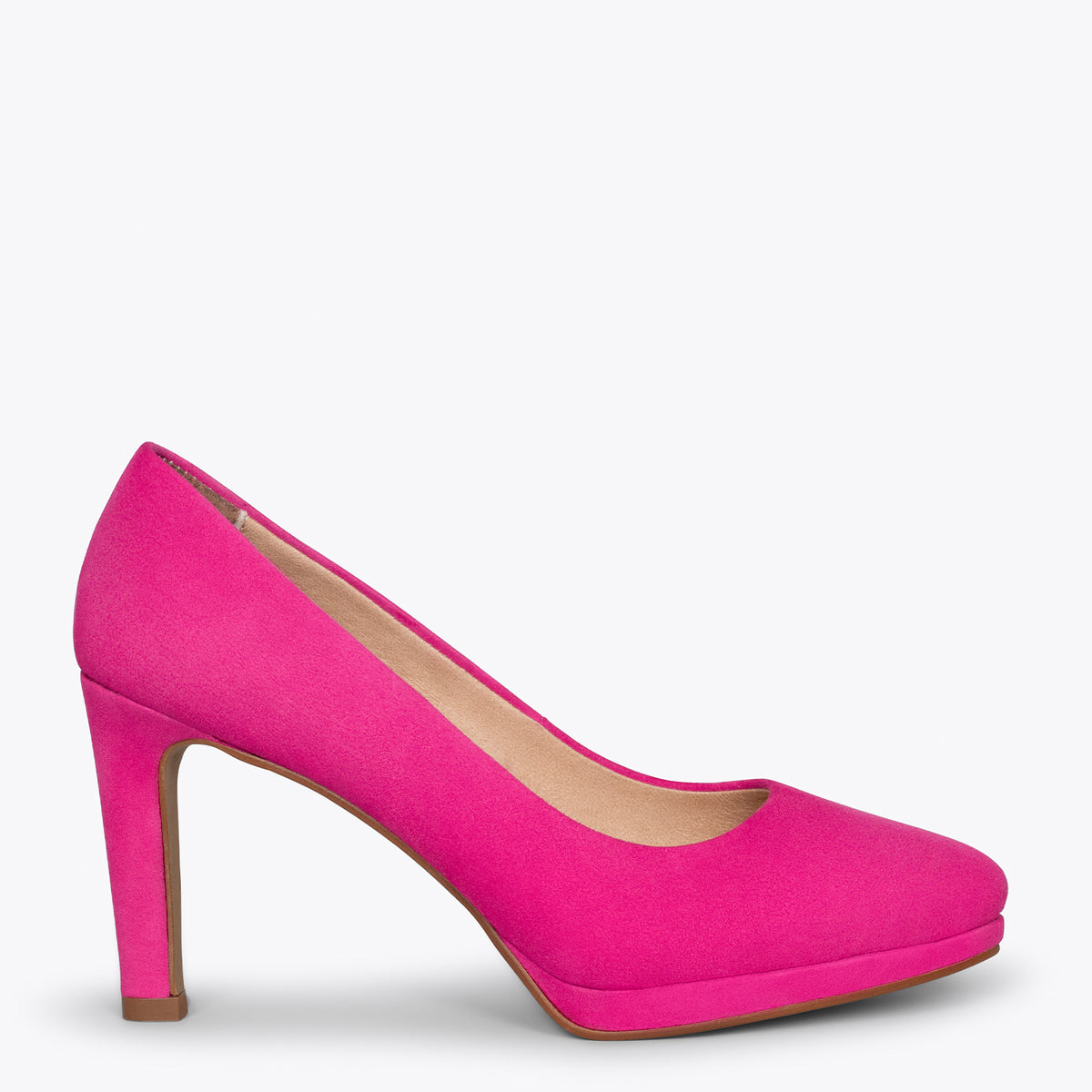 PLATAFORMA - Zapatos de tacón alto y plataforma FUCSIA