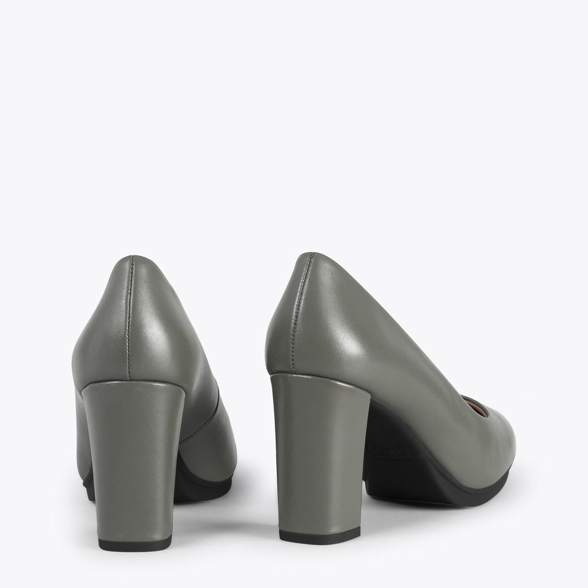 URBAN SALON – Zapatos de tacón alto de napa GRIS