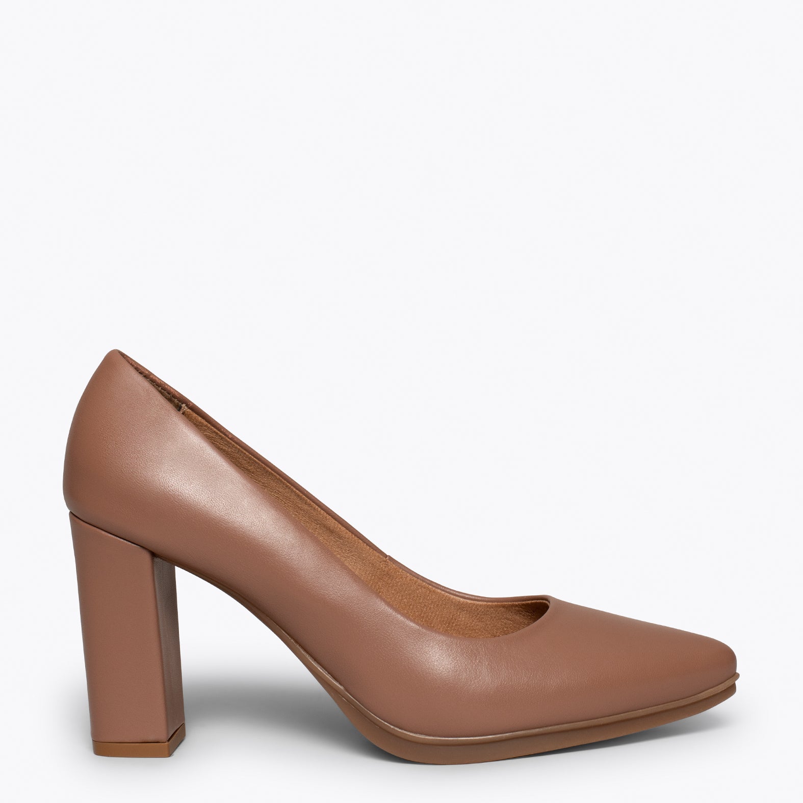 URBAN SALON – NUDE nappa leather high heel