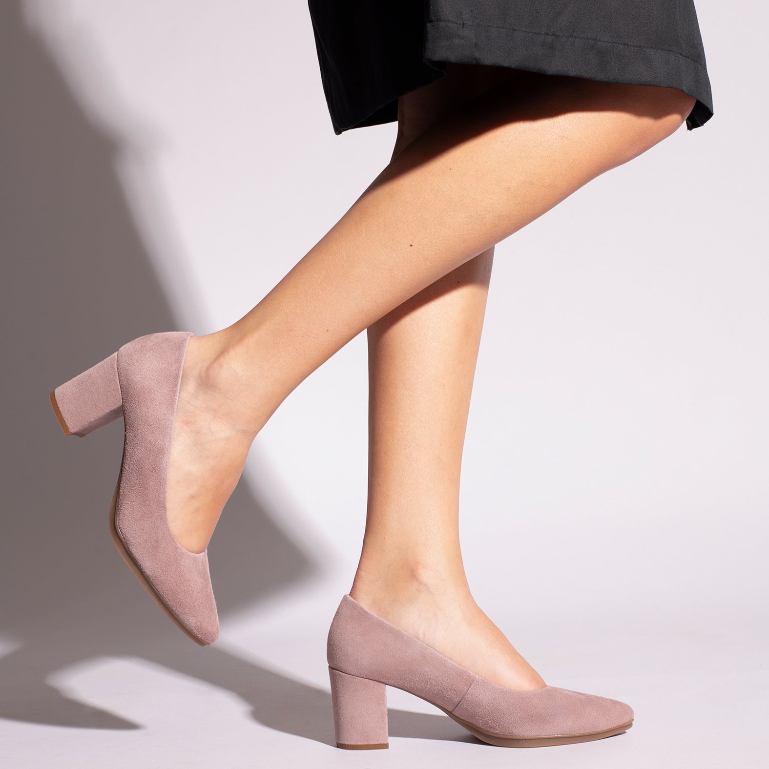 URBAN S - ASH PINK mid heel