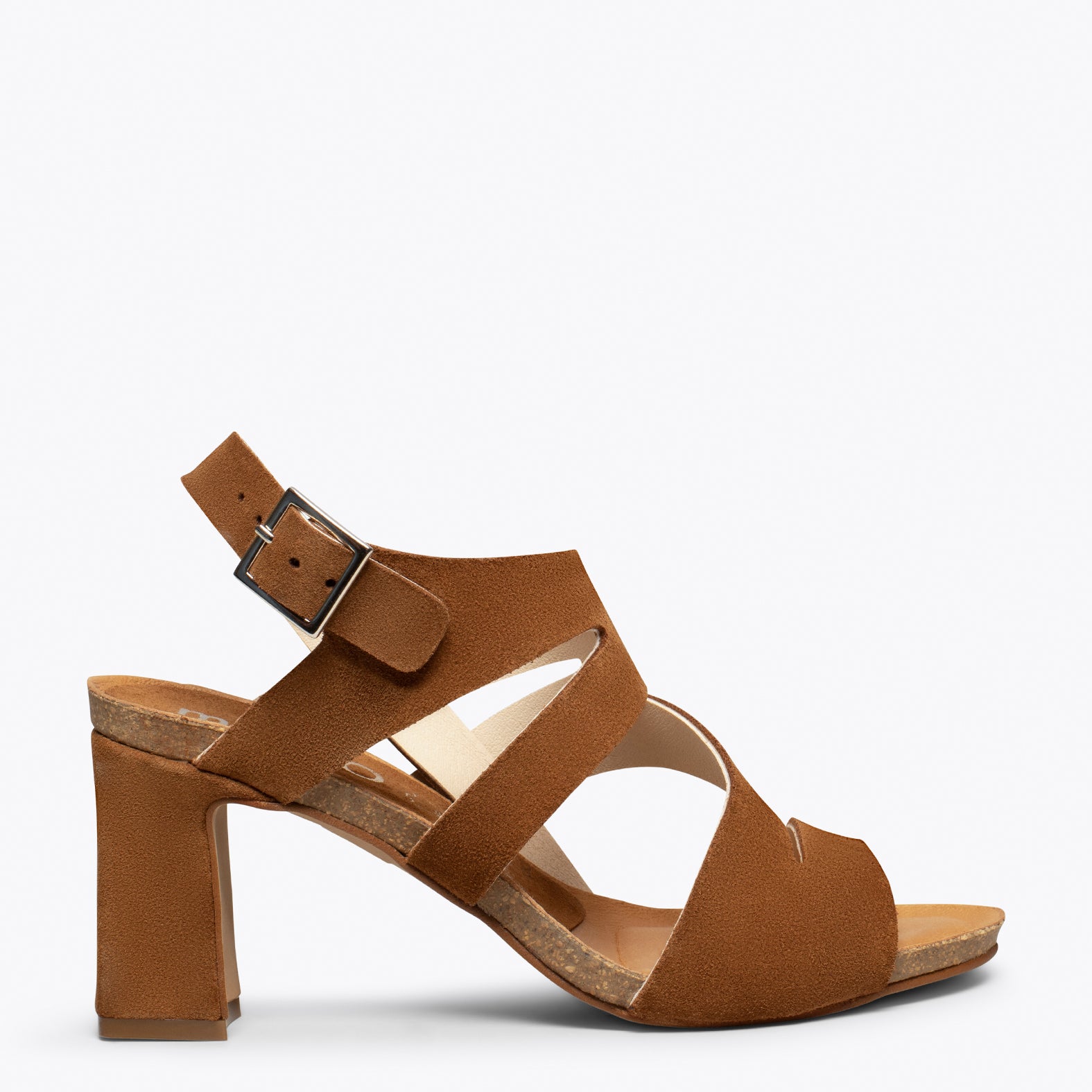 STYLE – BROWN heel sandal with BIO technology