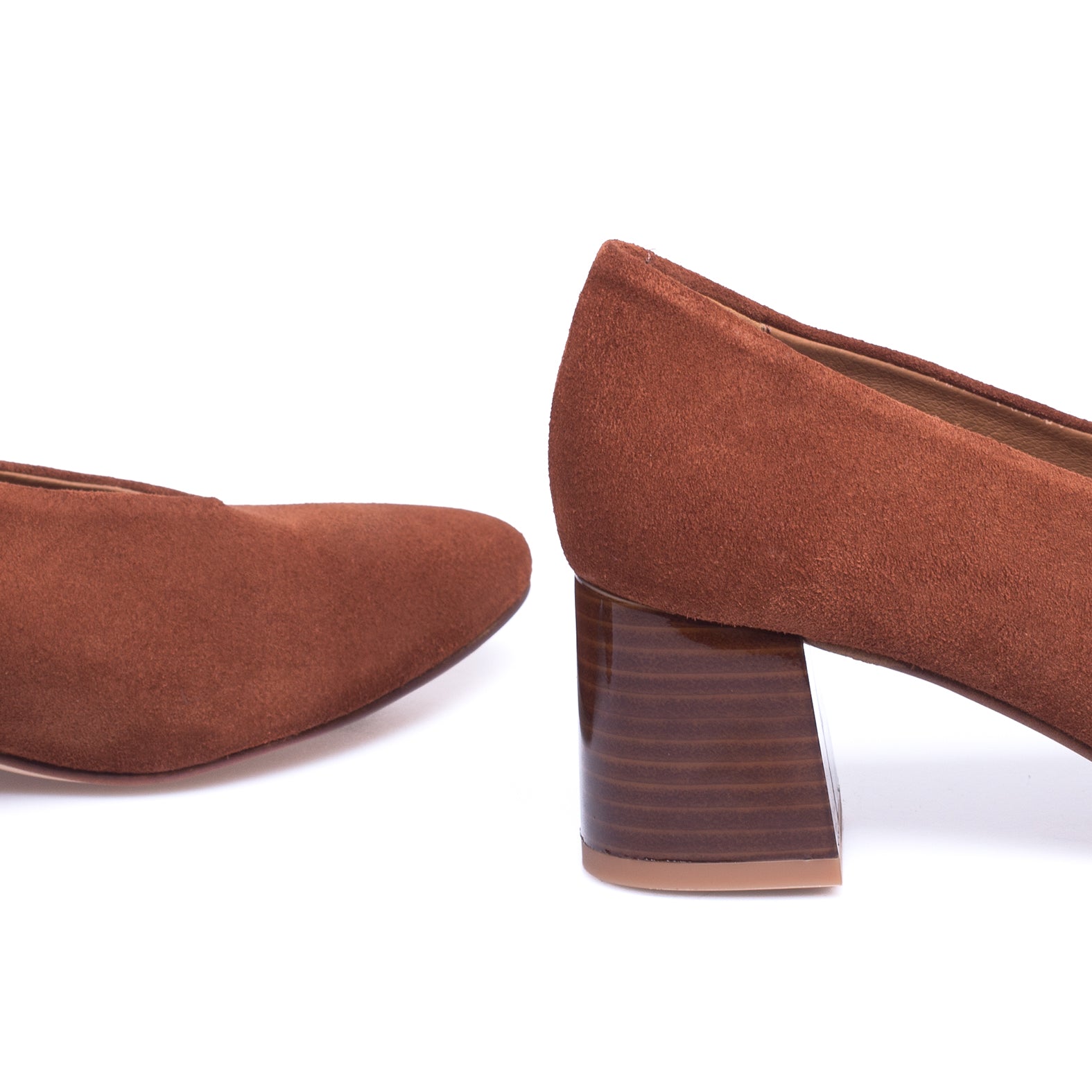 URBAN STYLE - BRICK block mid heel