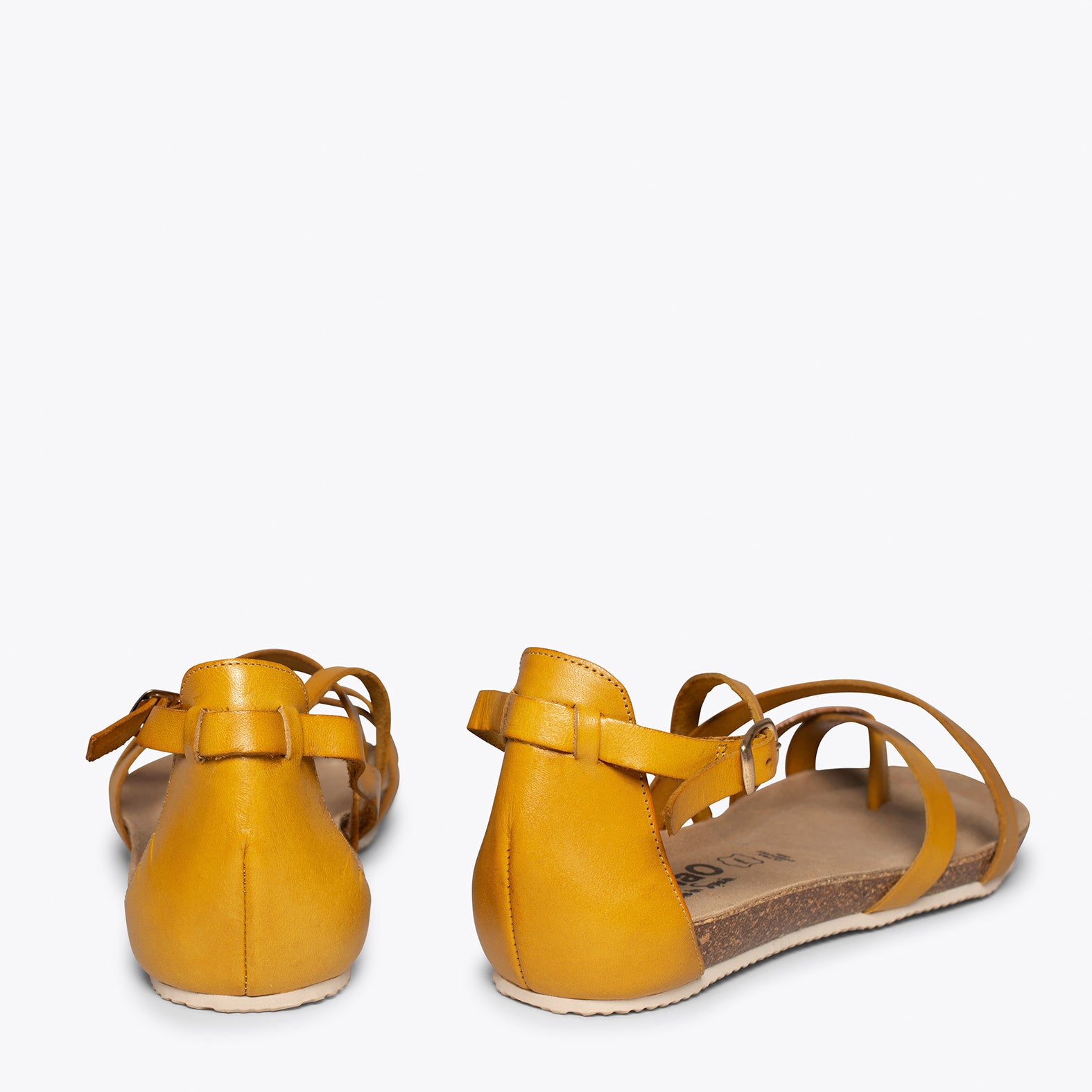 mustard yellow flat sandals