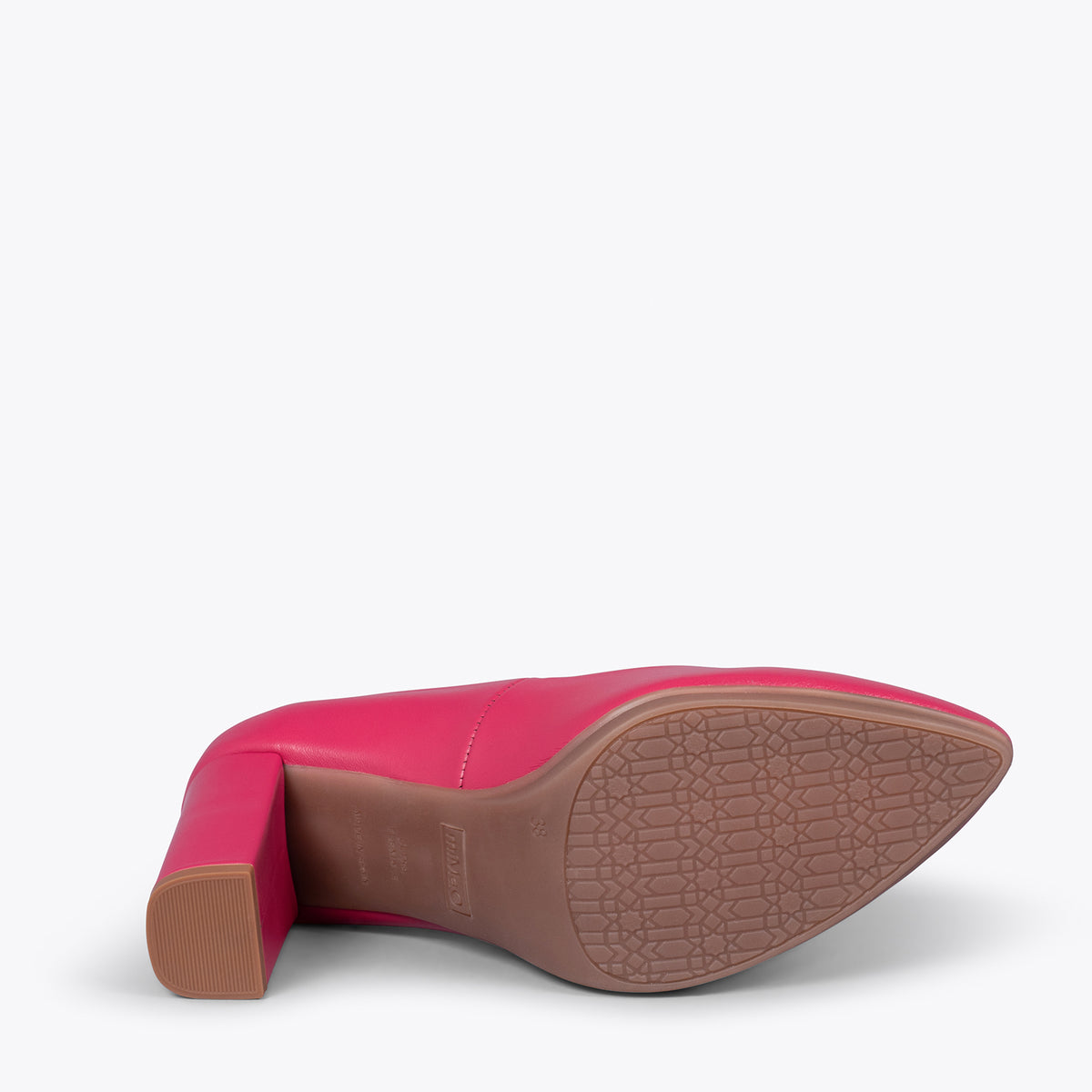 URBAN SALON – Zapatos de tacón alto de napa FUCSIA