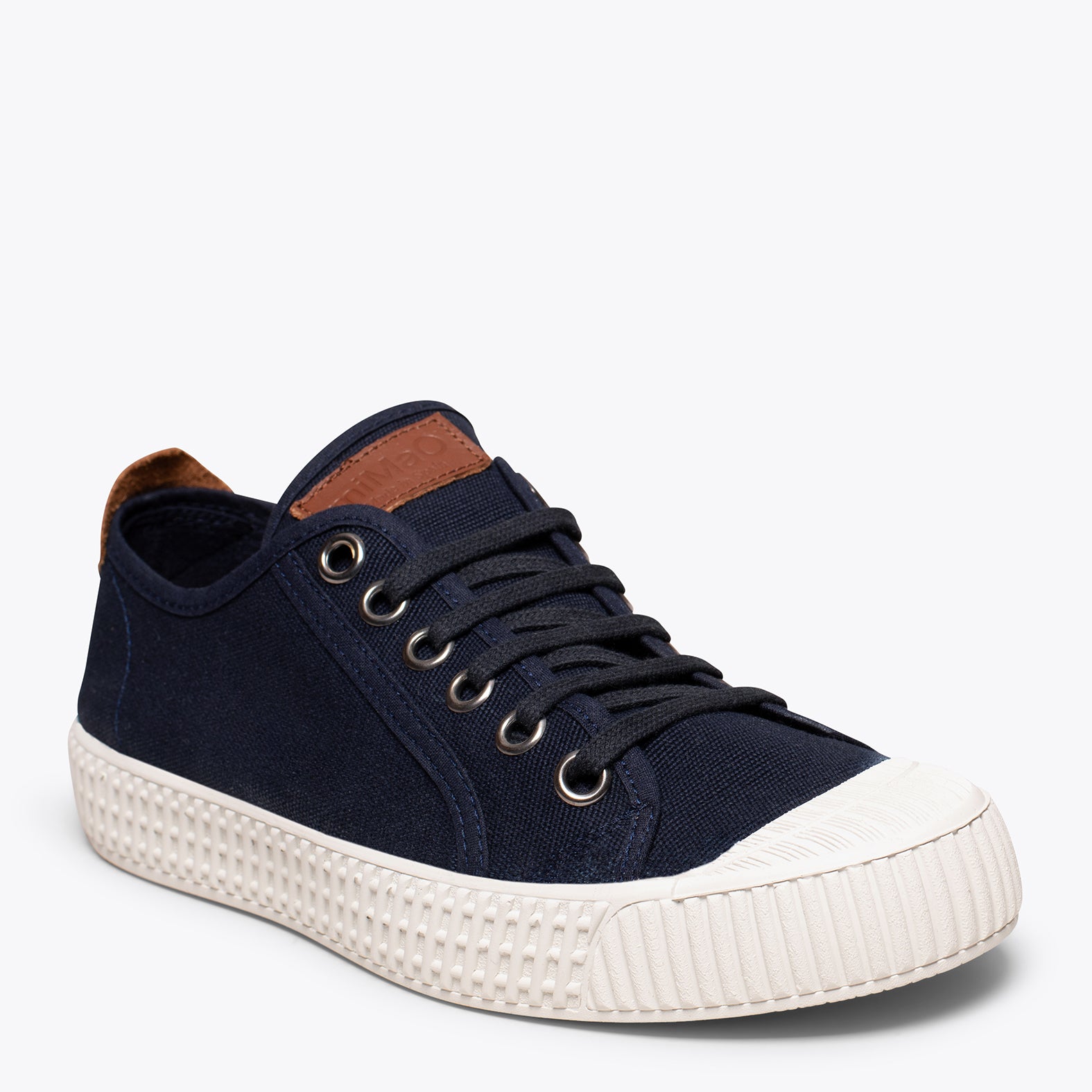 BAMBA – NAVY water-repellent canvas sneakers