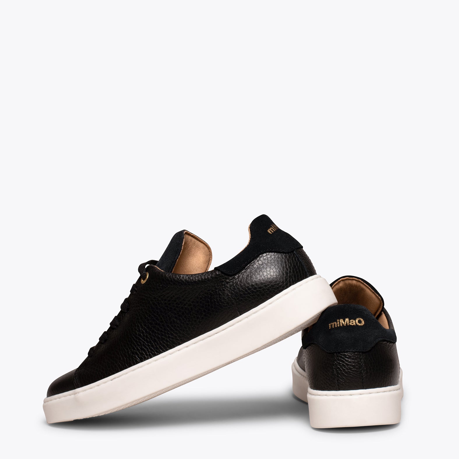 SNEAKER Zapatillas casual de mujer NEGRAS miMaO