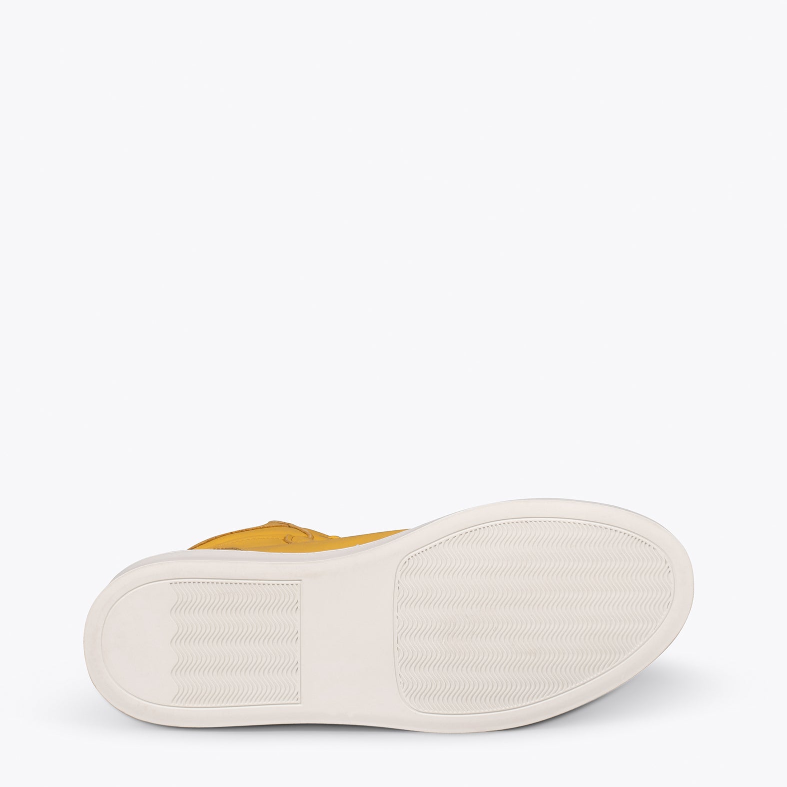 BASKET - Zapatillas altas de mujer MOSTAZA