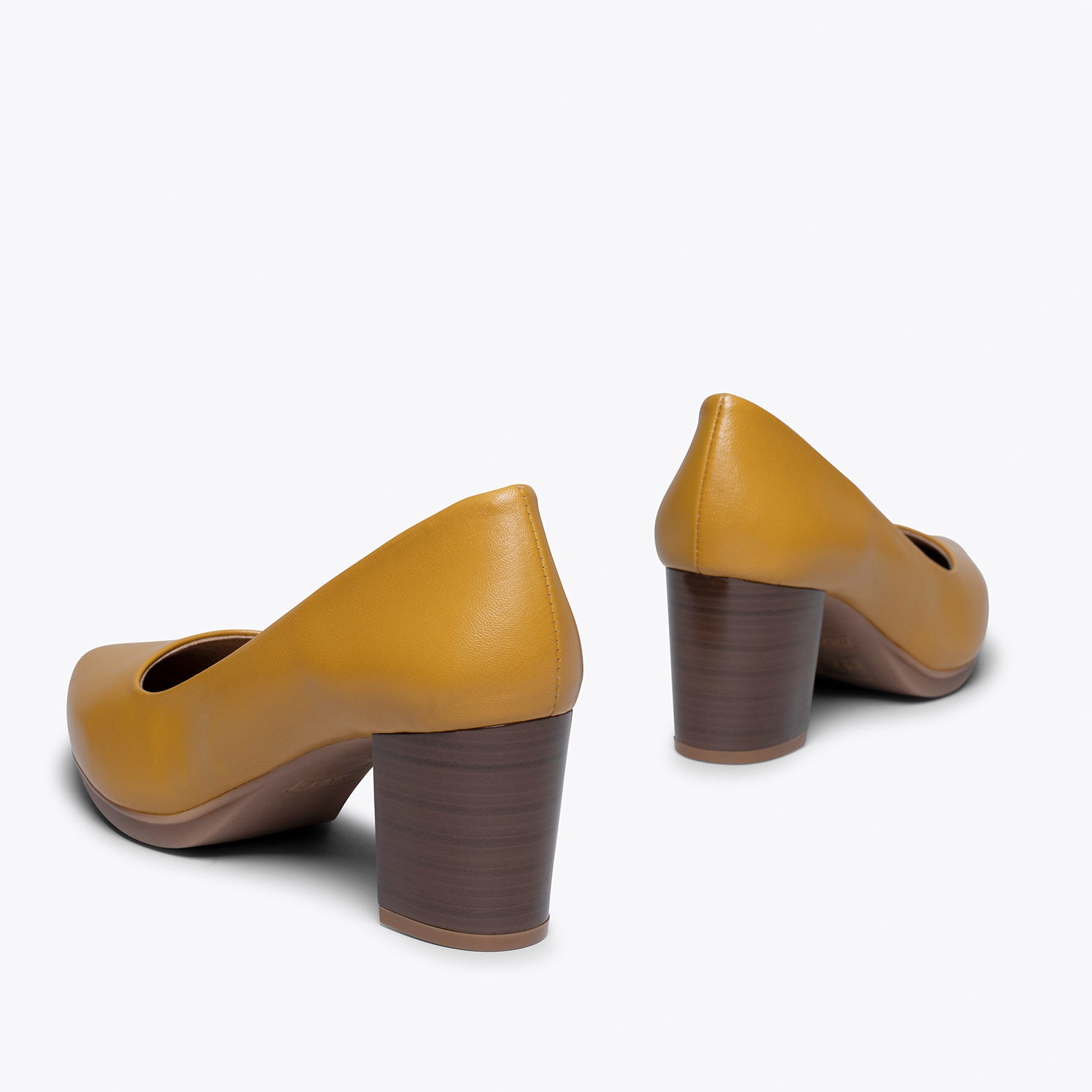 URBAN S SALON - MUSTARD mid heel