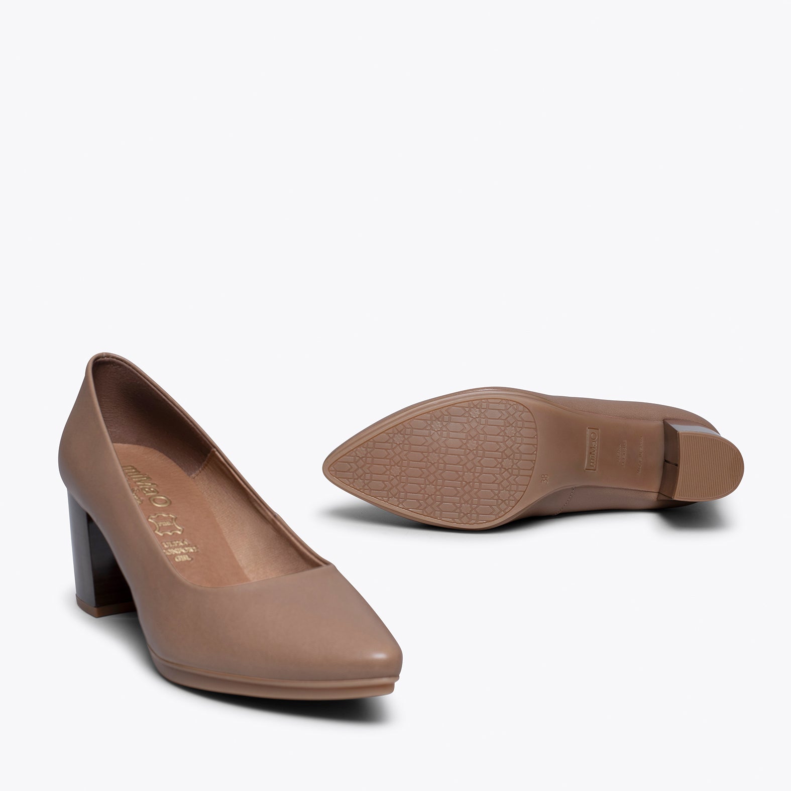 URBAN S SALON - NUDE mid heel