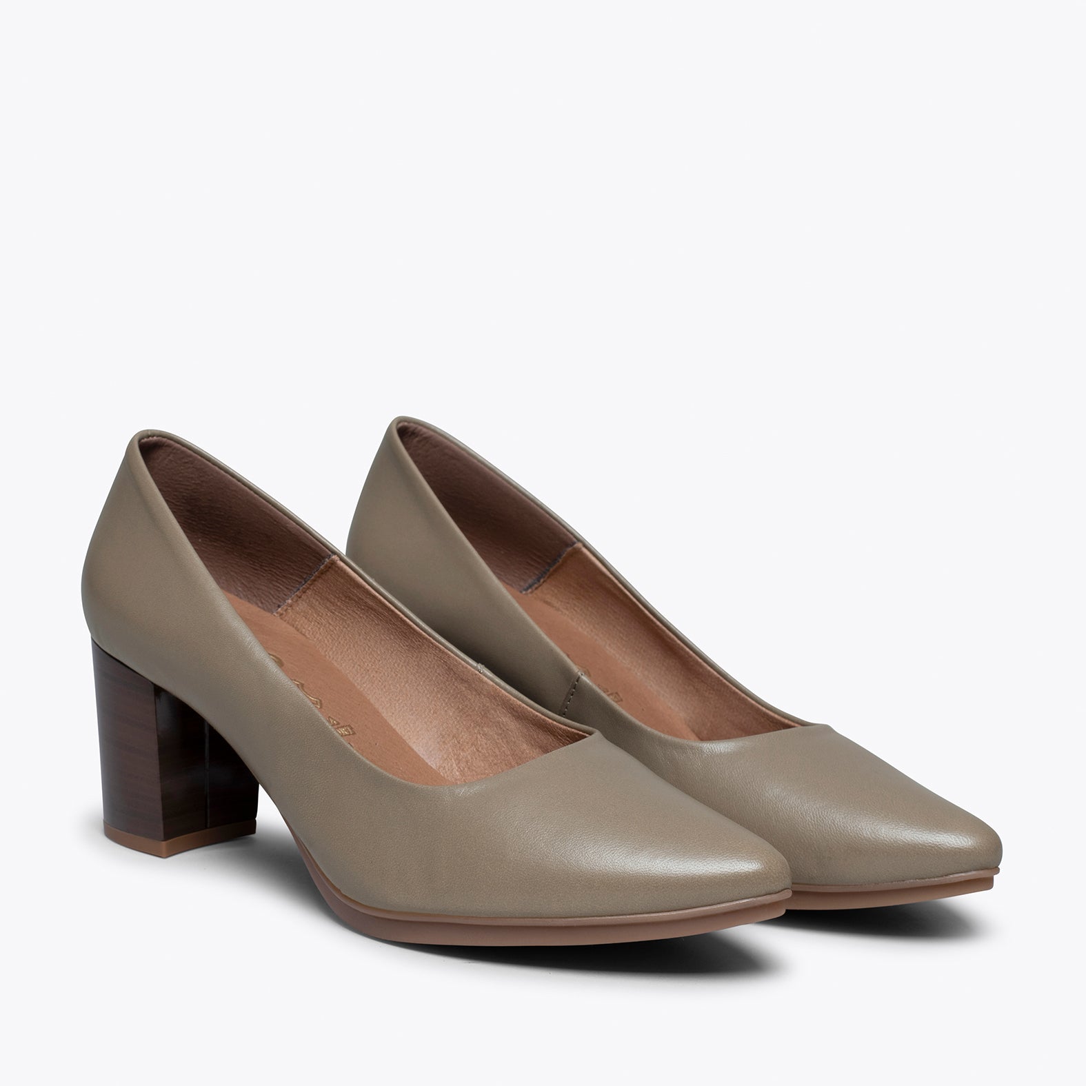 URBAN S SALON - TAUPE mid heel