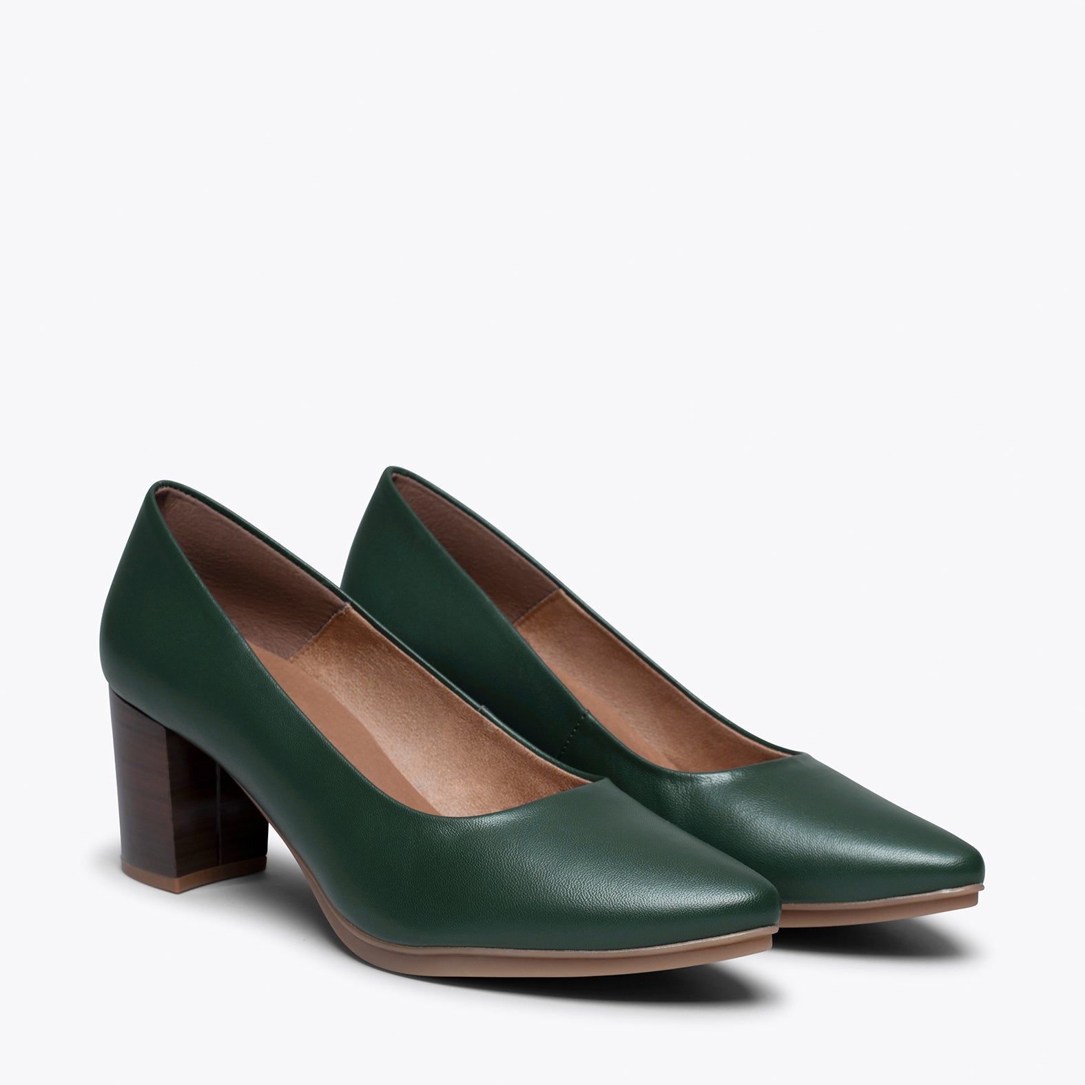 URBAN S SALON - GREEN mid heel