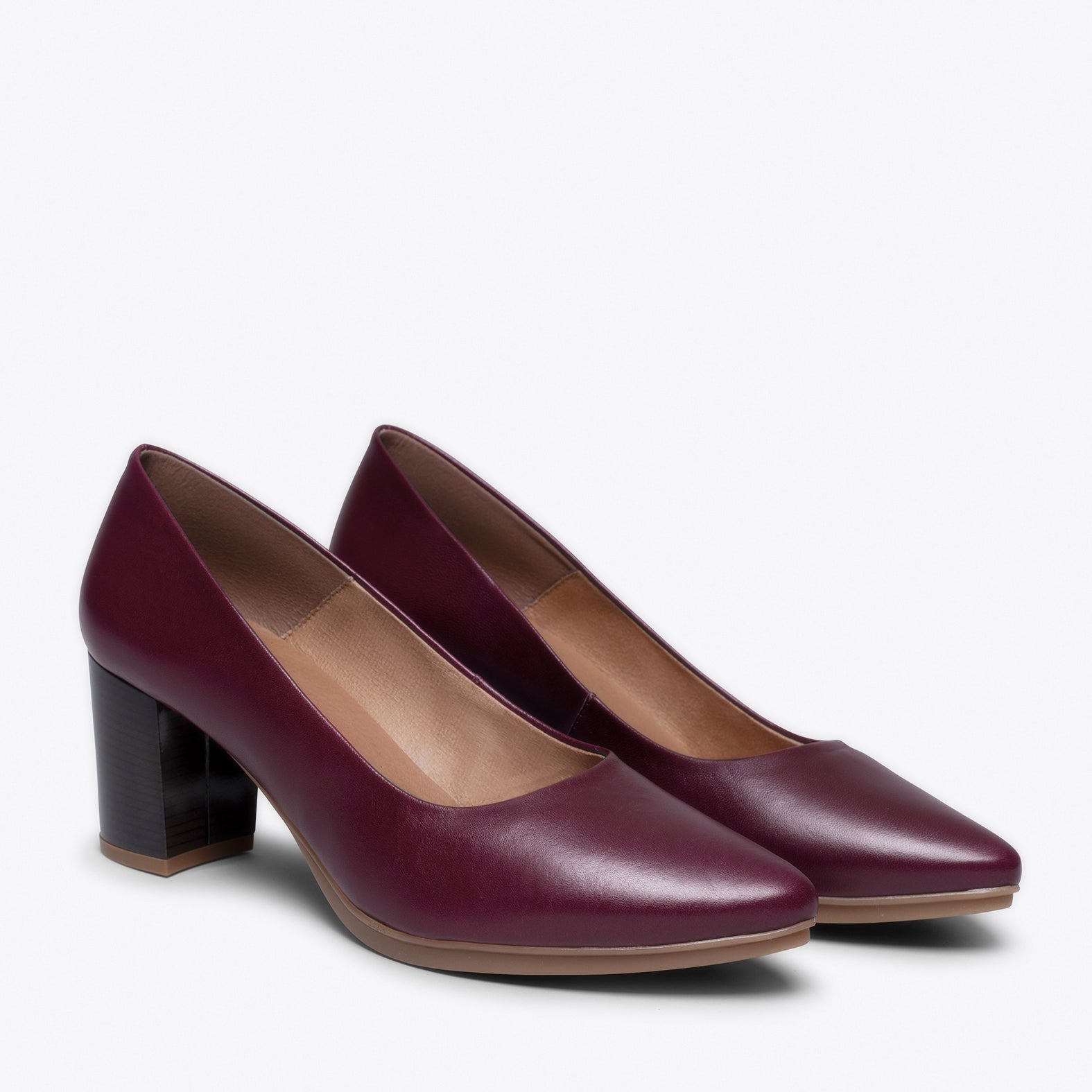 URBAN S SALON - BURGUNDY mid heel