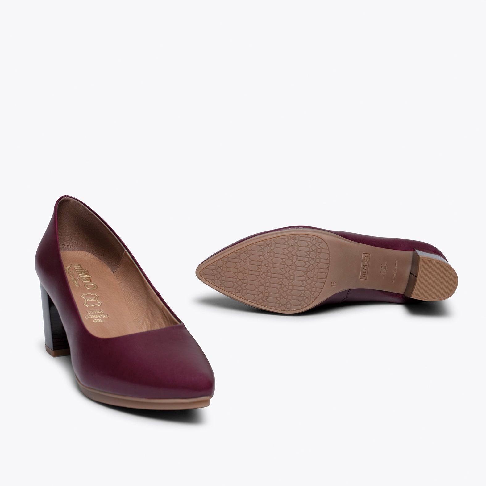 URBAN S SALON - BURGUNDY mid heel