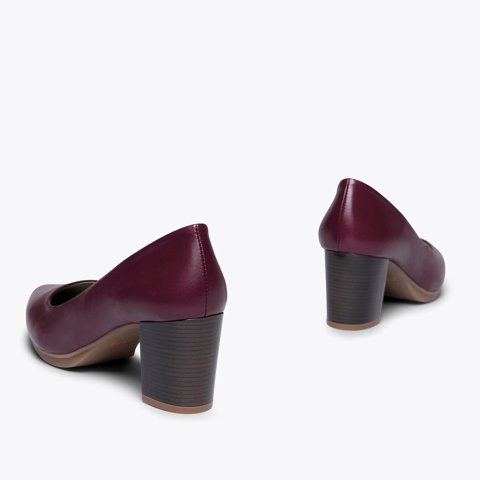 URBAN S SALON - BURGUNDY mid heel