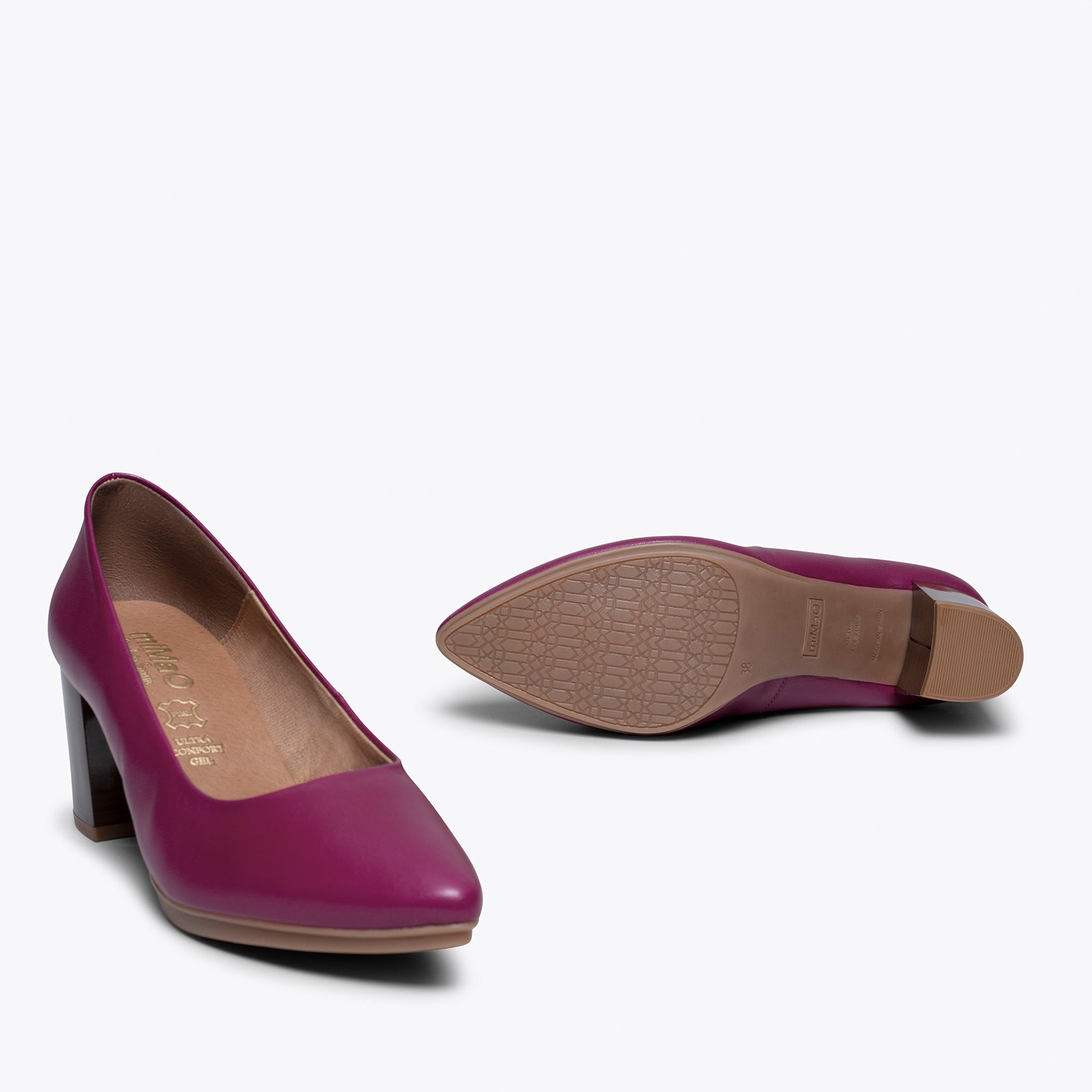 URBAN S SALON - PURPLE mid heel