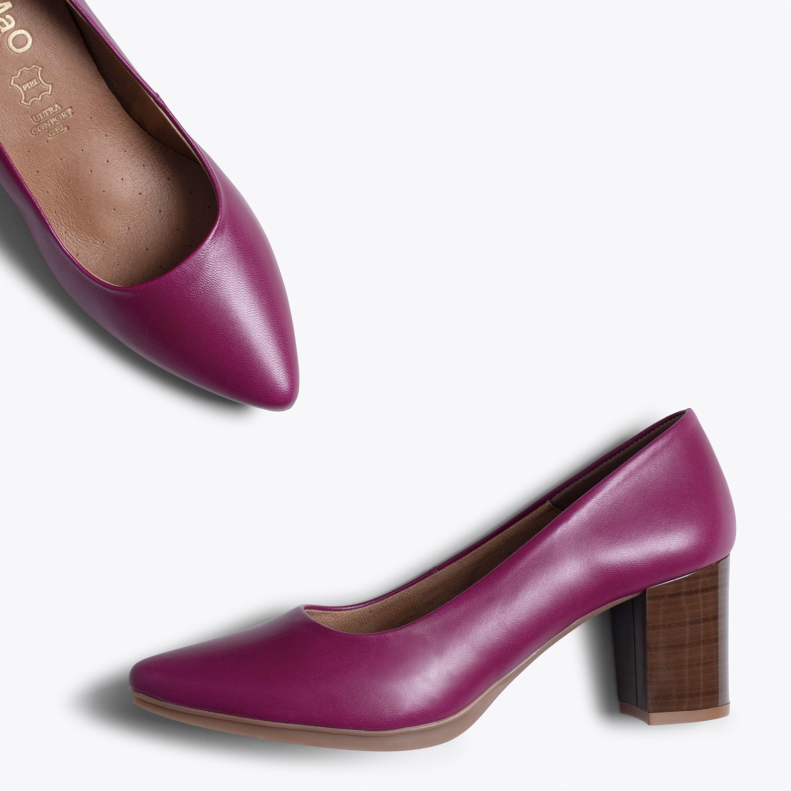 URBAN S SALON - PURPLE mid heel