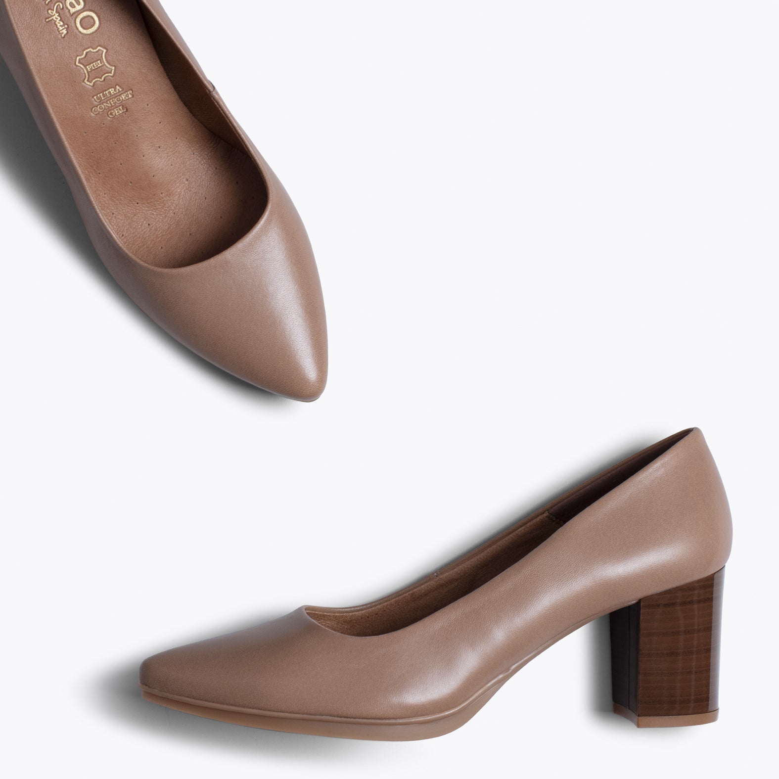 URBAN S SALON - NUDE mid heel